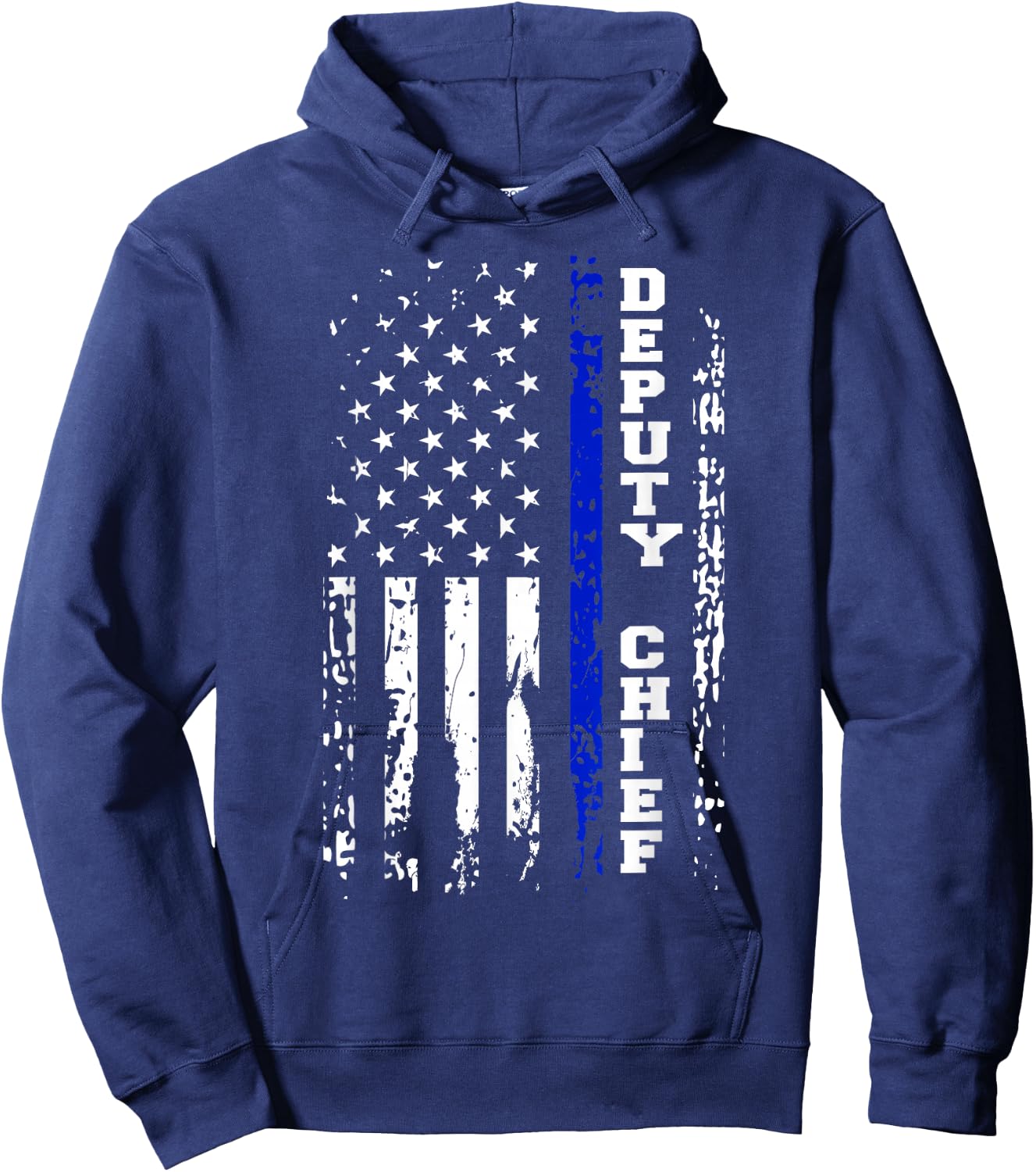 Police Deputy Chief Shirt Police Rank Deputy Chief Gift Hoodie - Hoodie | Navy