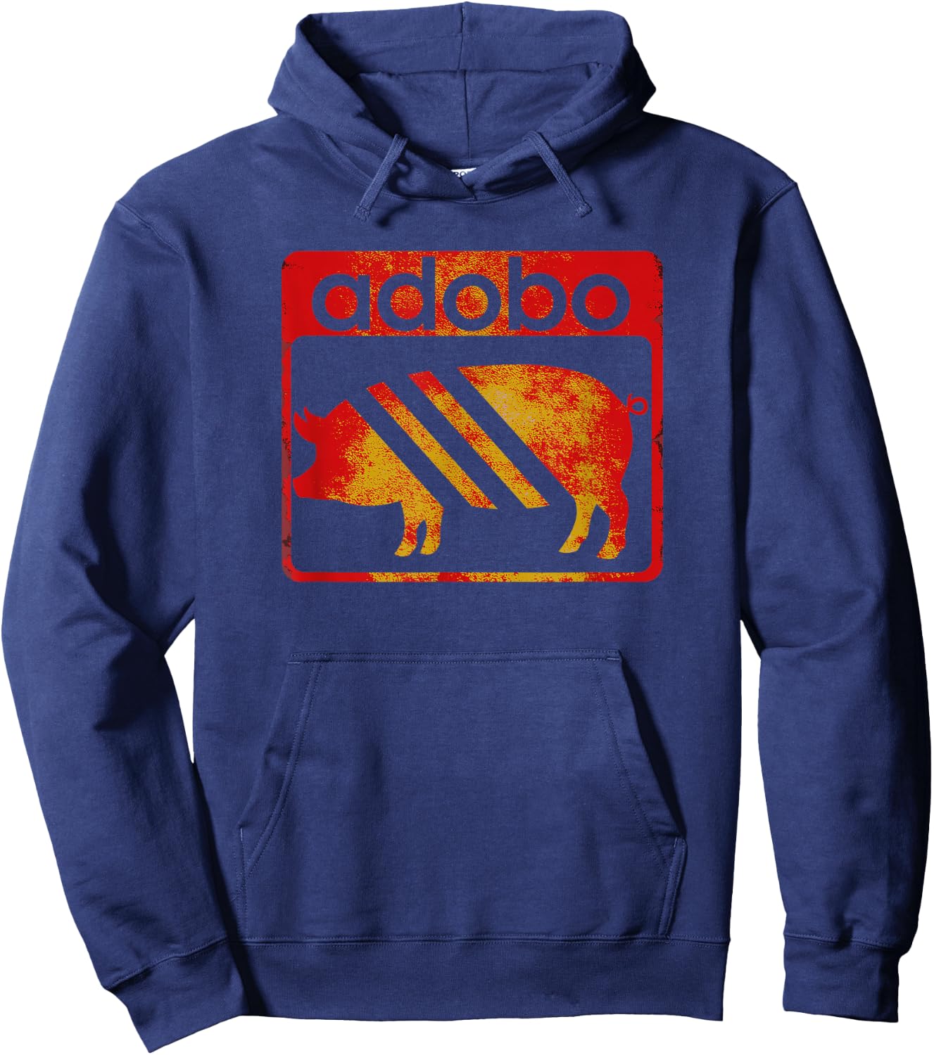 Pinoy - Vintage Pork Adobo Hoodie - Hoodie | Navy