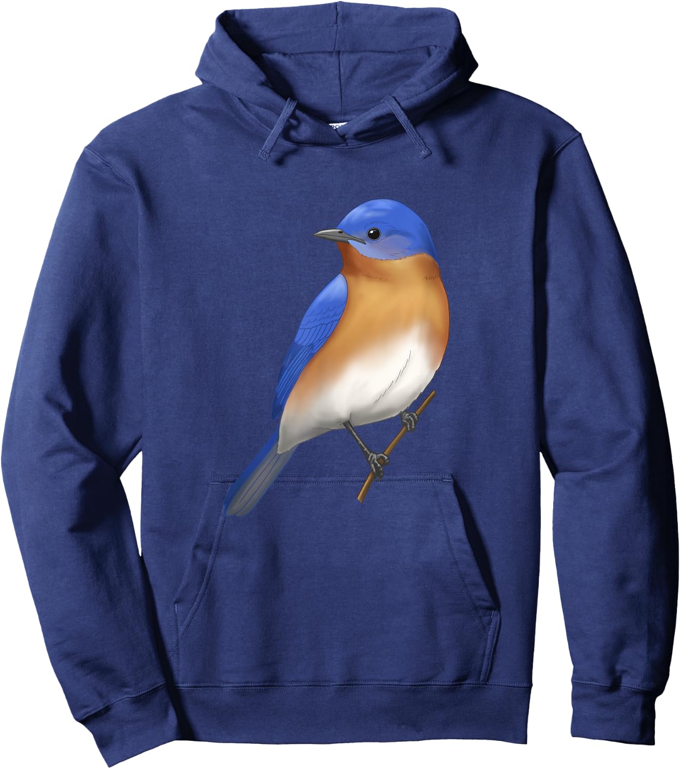 Eastern Bluebird Bird Lover Gift Hoodie - Hoodie | Navy