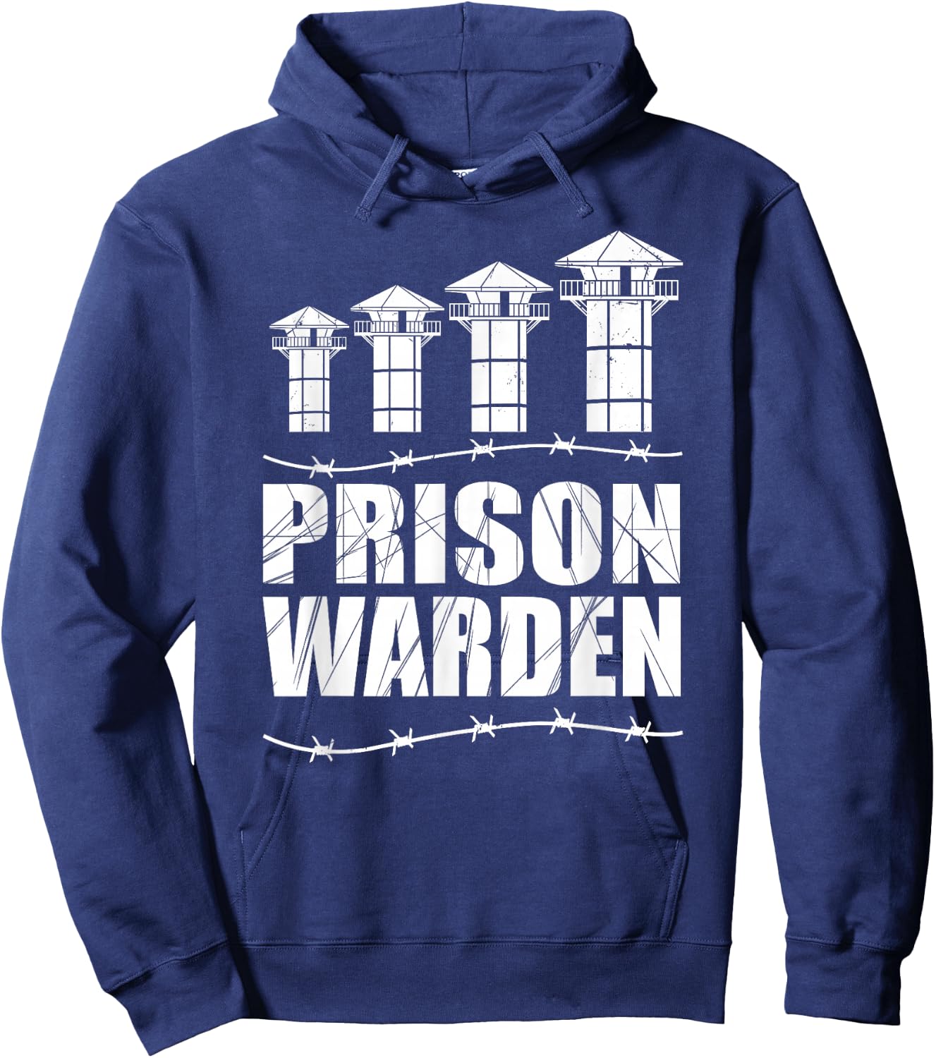 Correctional Officer - Prison Warden - Prison Guard Costume Hoodie - Hoodie | Navy