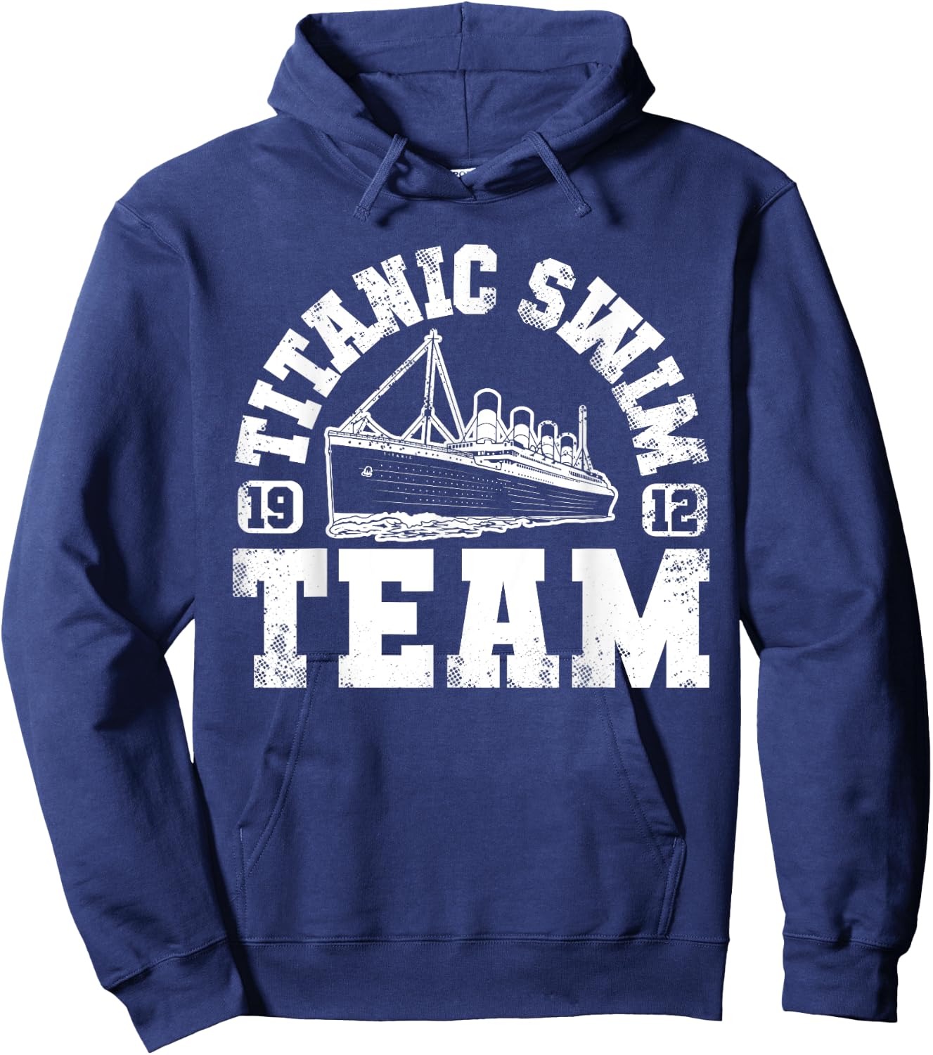 Titanic Swim Team - Funny & Tragic Swimming & Boating Design Hoodie - Hoodie | Navy