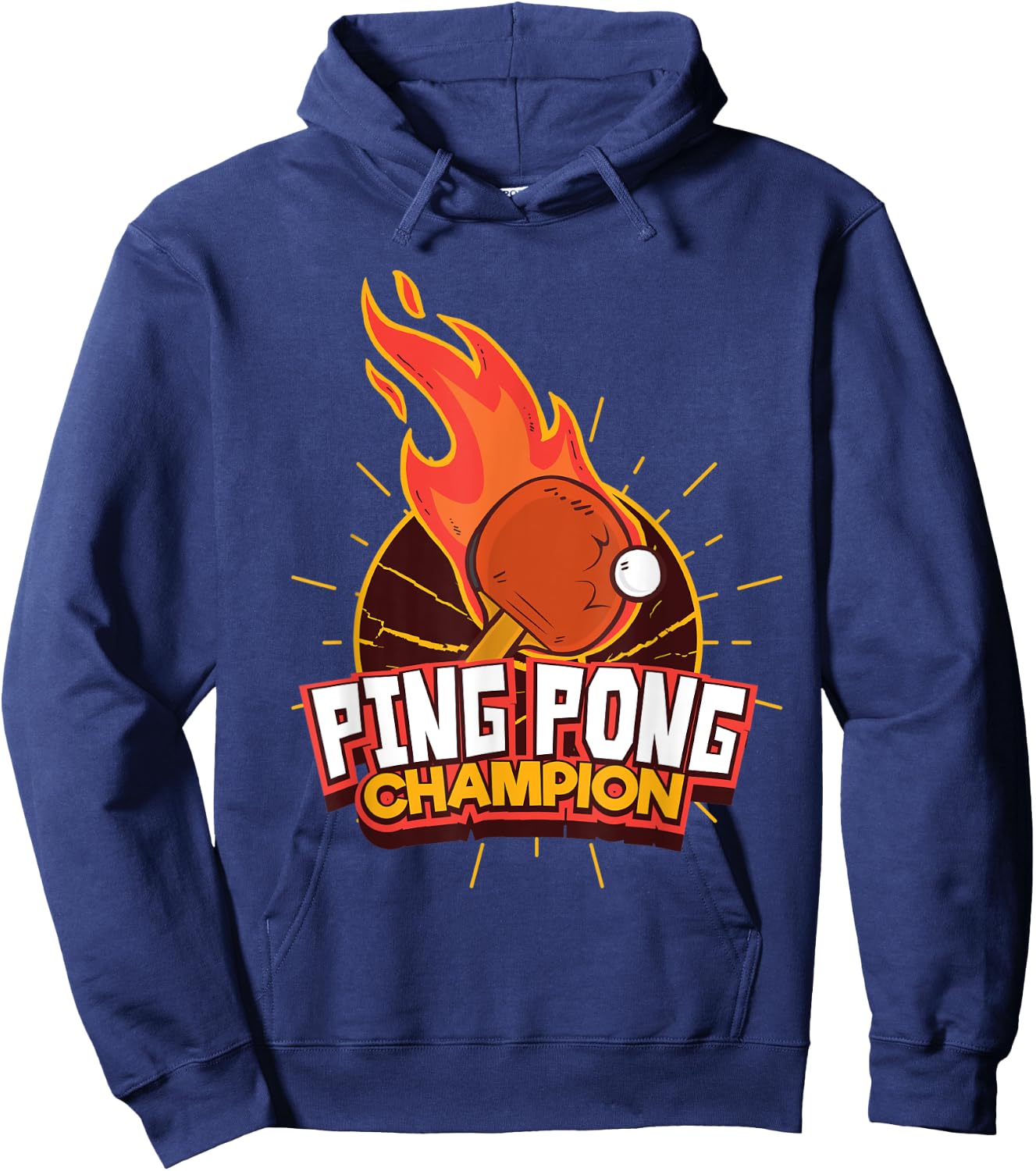 Ping Pong Champion Table Tennis Hoodie - Hoodie | Navy
