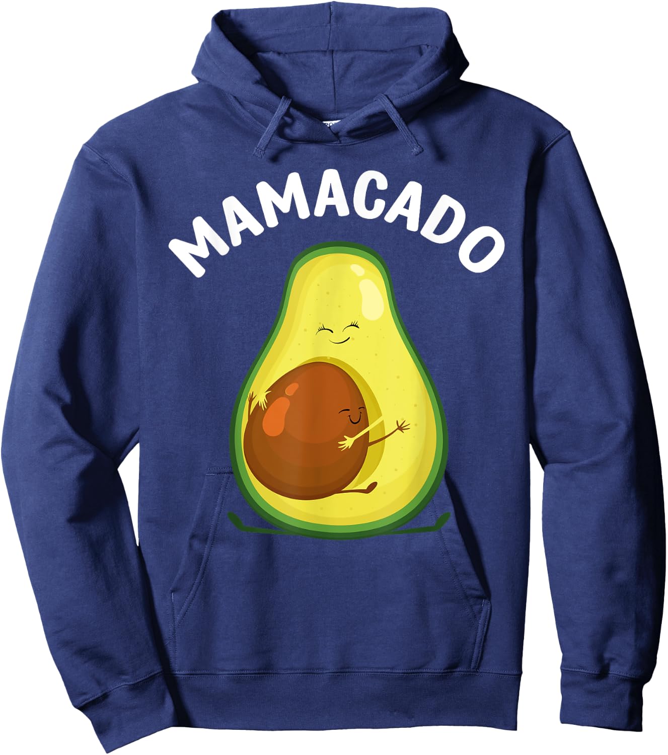 Avocado Art Mama Mom Vegan Guacamole Avocado Lover Hoodie - Hoodie | Navy