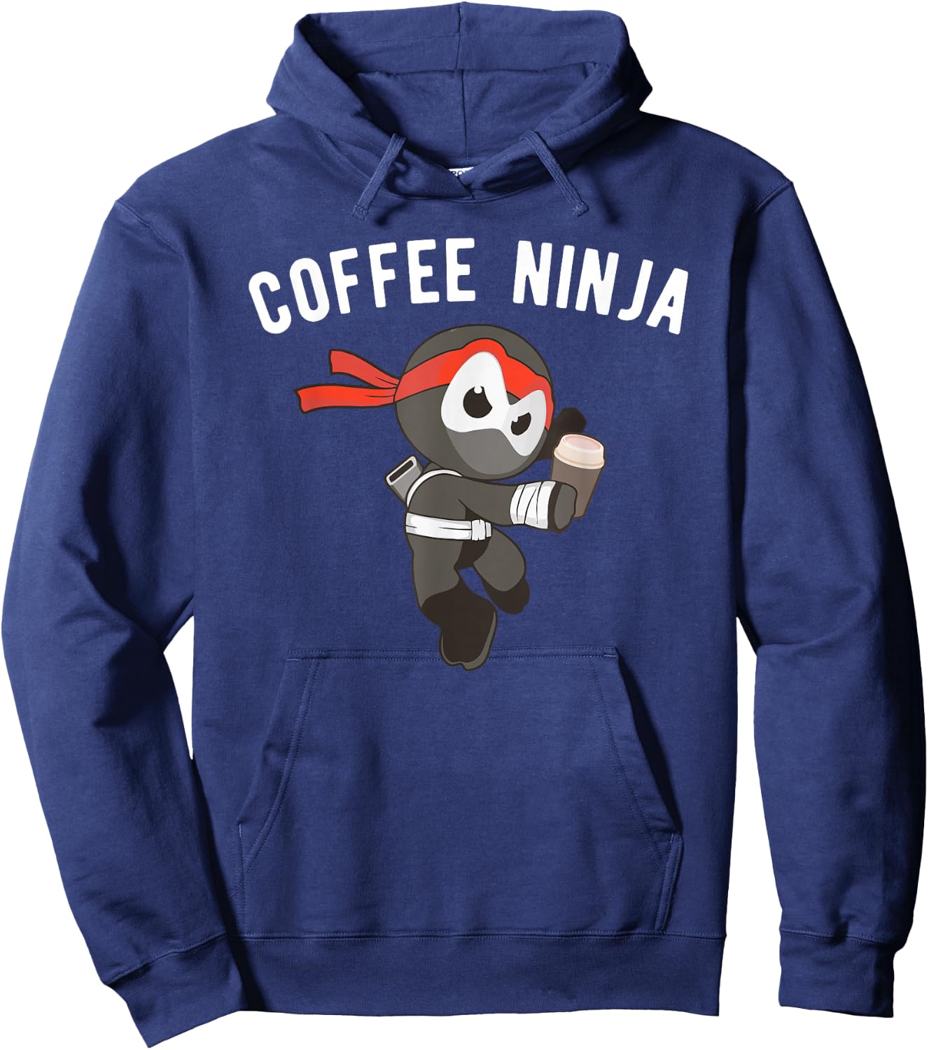 Coffee Ninja Martial Arts Barista Ninjutsu Hoodie - Hoodie | Navy