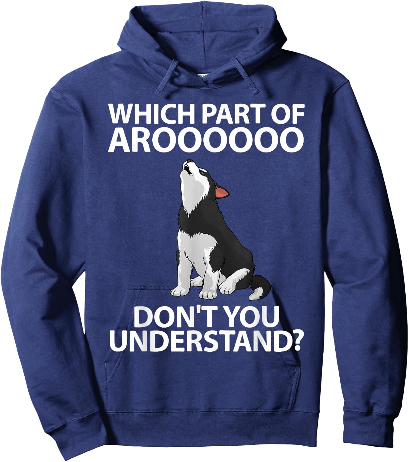 Funny Siberian Husky Women Puppy Dog Huskies Lover Hoodie - Hoodie | Navy