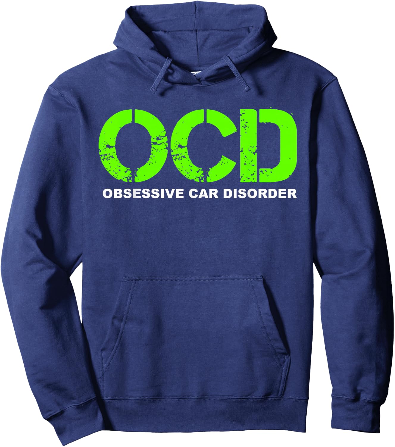 OCD Obsessive Car Disorder - Funny Car Lover Gift Small Hoodie - Hoodie | Navy