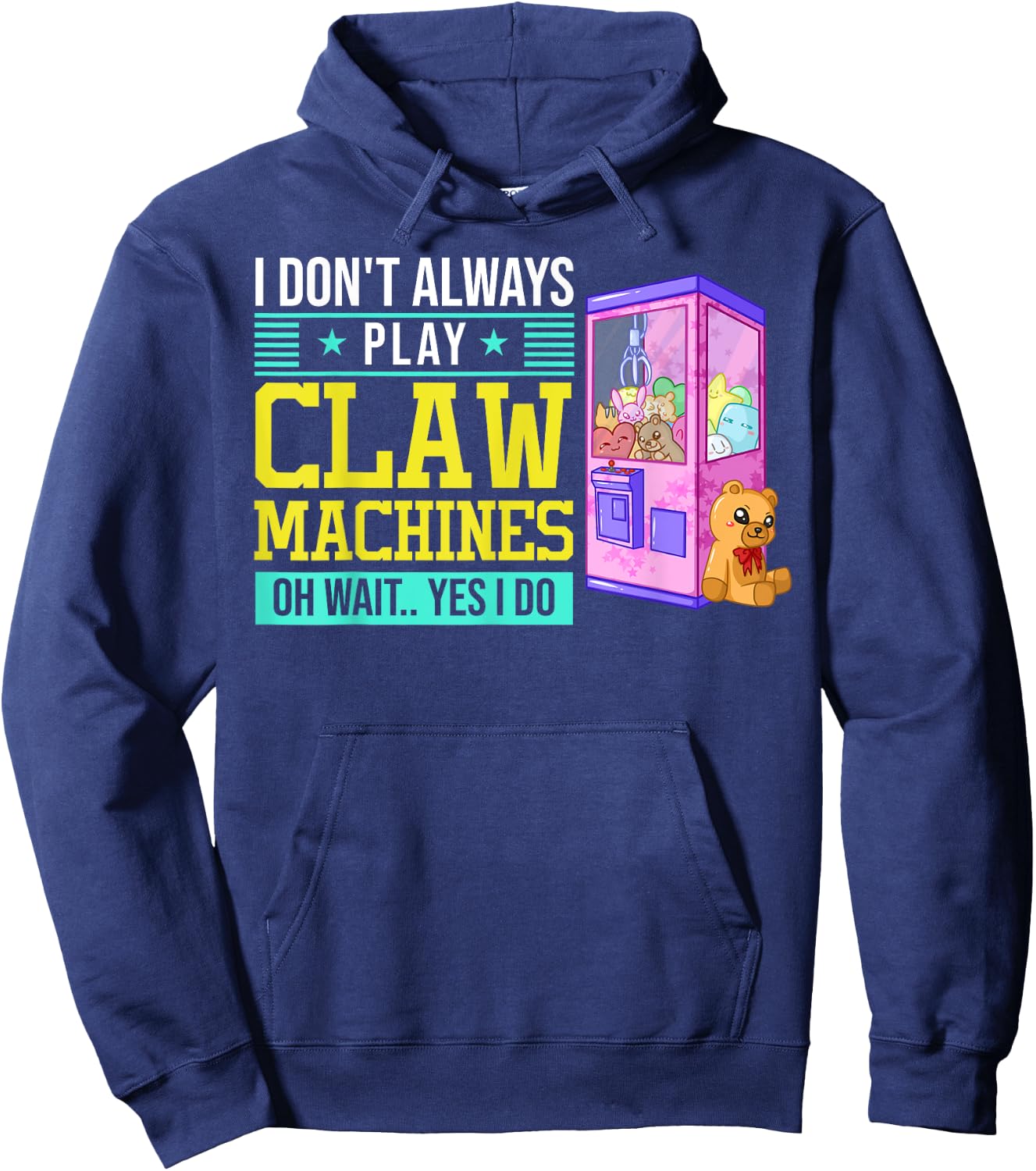 Claw Machine Skill Crane Machine Hoodie - Hoodie | Navy