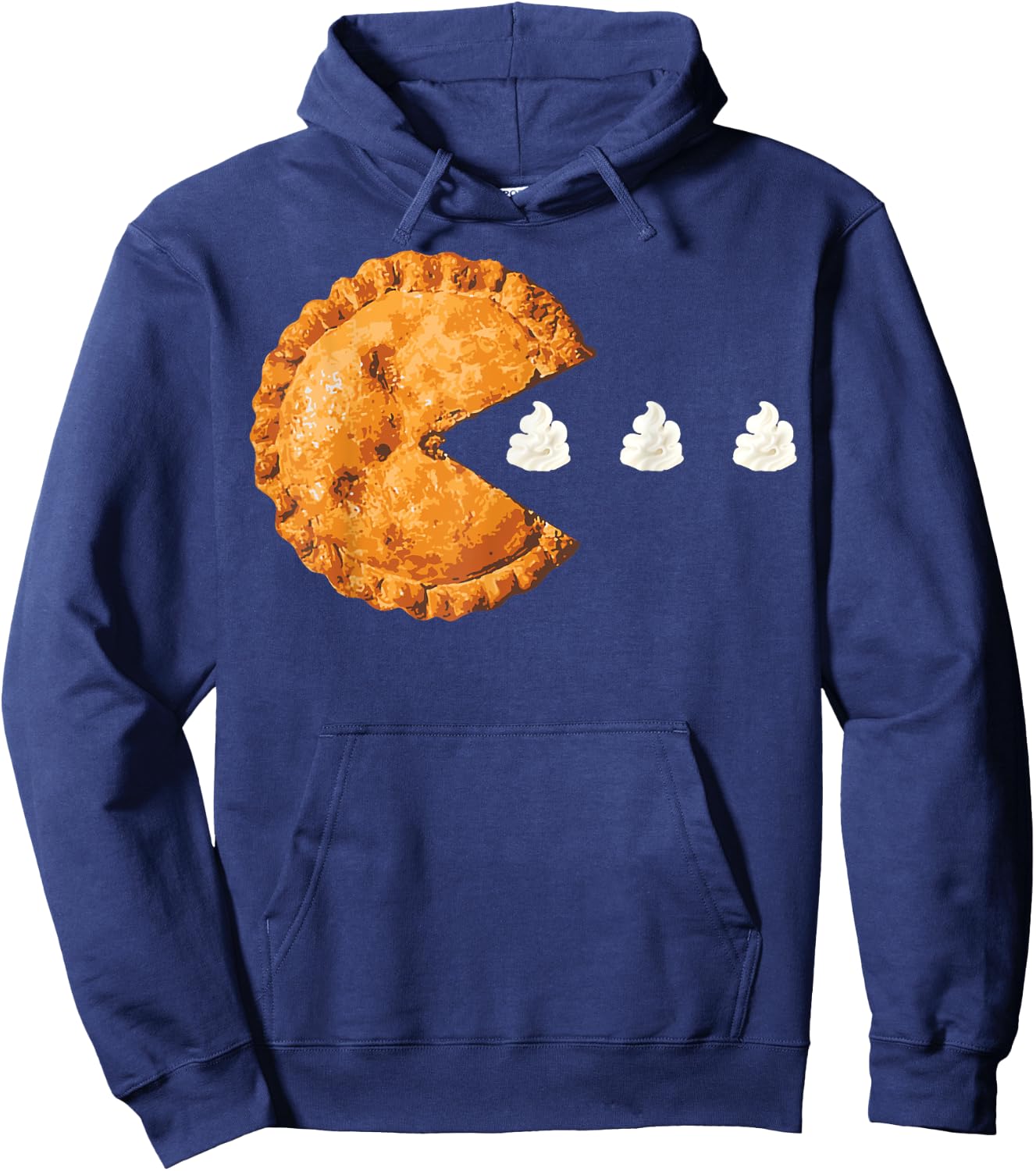 Thanksgiving Pumpkin Pie Whipped Cream | Cool Pie Gift Hoodie - Hoodie | Navy