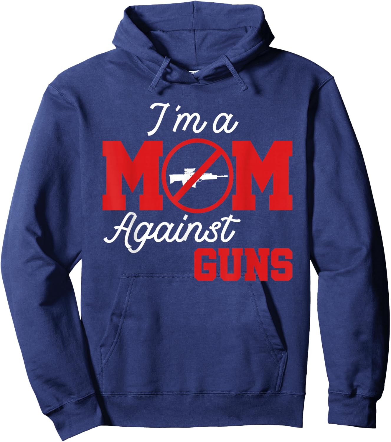 Moms Against Guns No to Gun Violence Hoodie - Hoodie | Navy