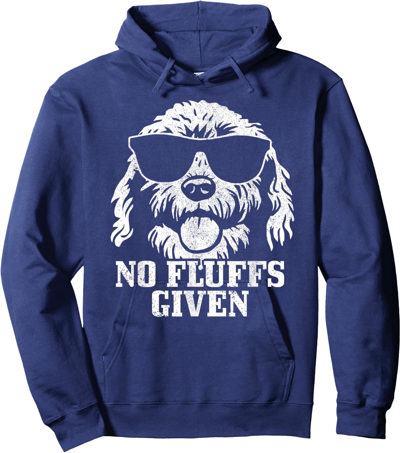 Goldendoodle Labradoodle No Fluffs The Dood Funny Doodle Dog Men Women Girls Kids Hoodie - Hoodie | Navy