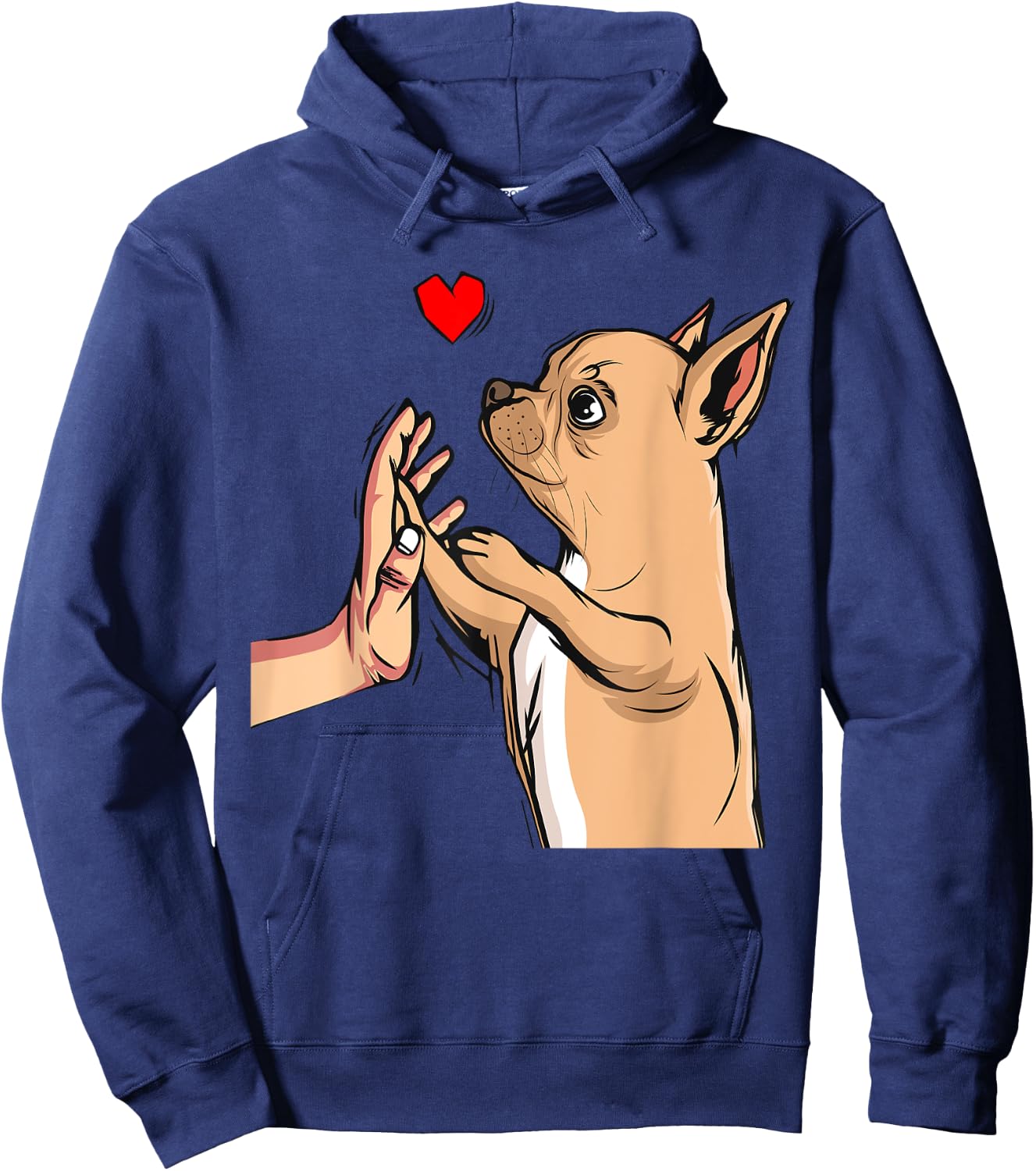 Chihuahua Love Dogs Female Gift Hoodie - Hoodie | Navy