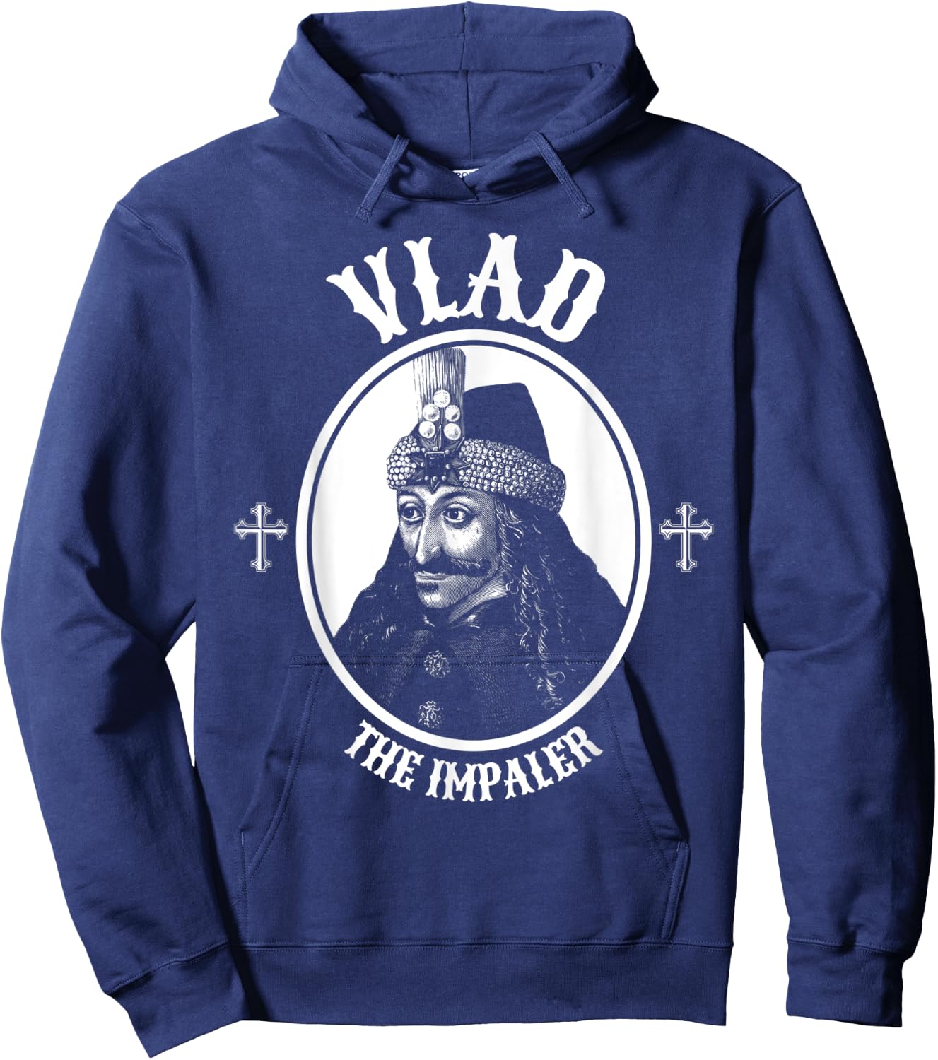Dracula Vlad The Impaler Hoodie - Hoodie | Navy