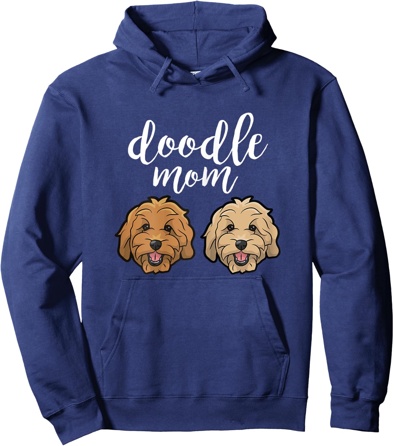 Goldendoodle Mom - Doodle Mom Cute Goldendoodle Hoodie - Hoodie | Navy