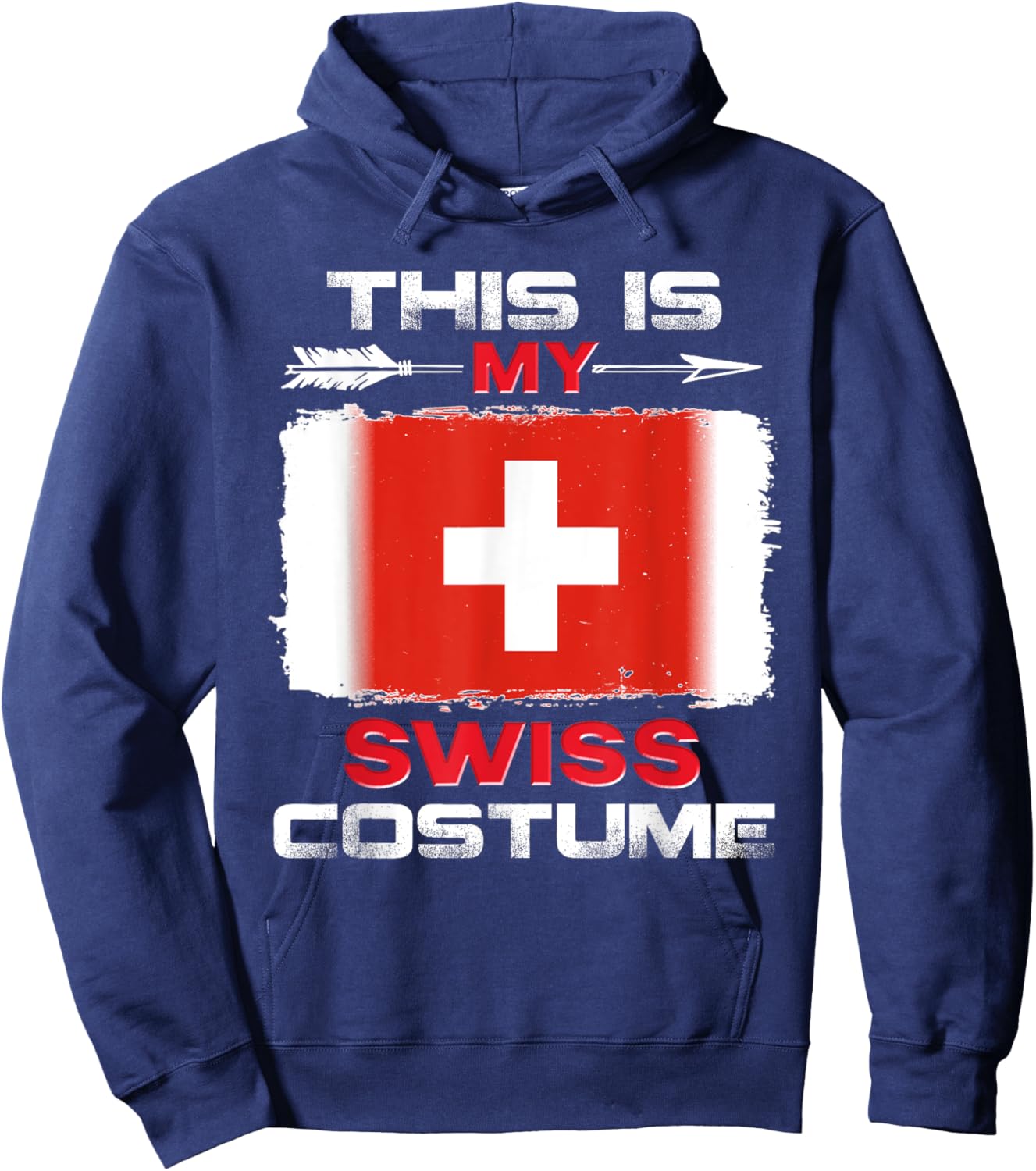 This Is My Swiss Costume Switzerland Hoodie - Hoodie | Navy