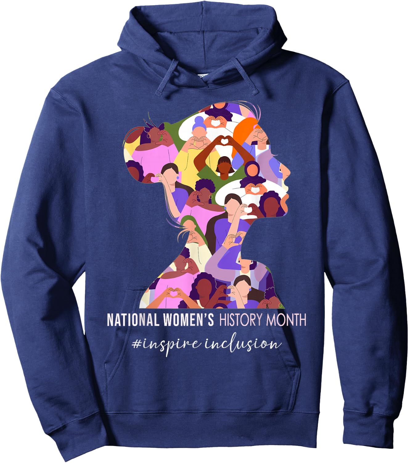 National Women's History Month 2026 Hoodie - Hoodie | Navy