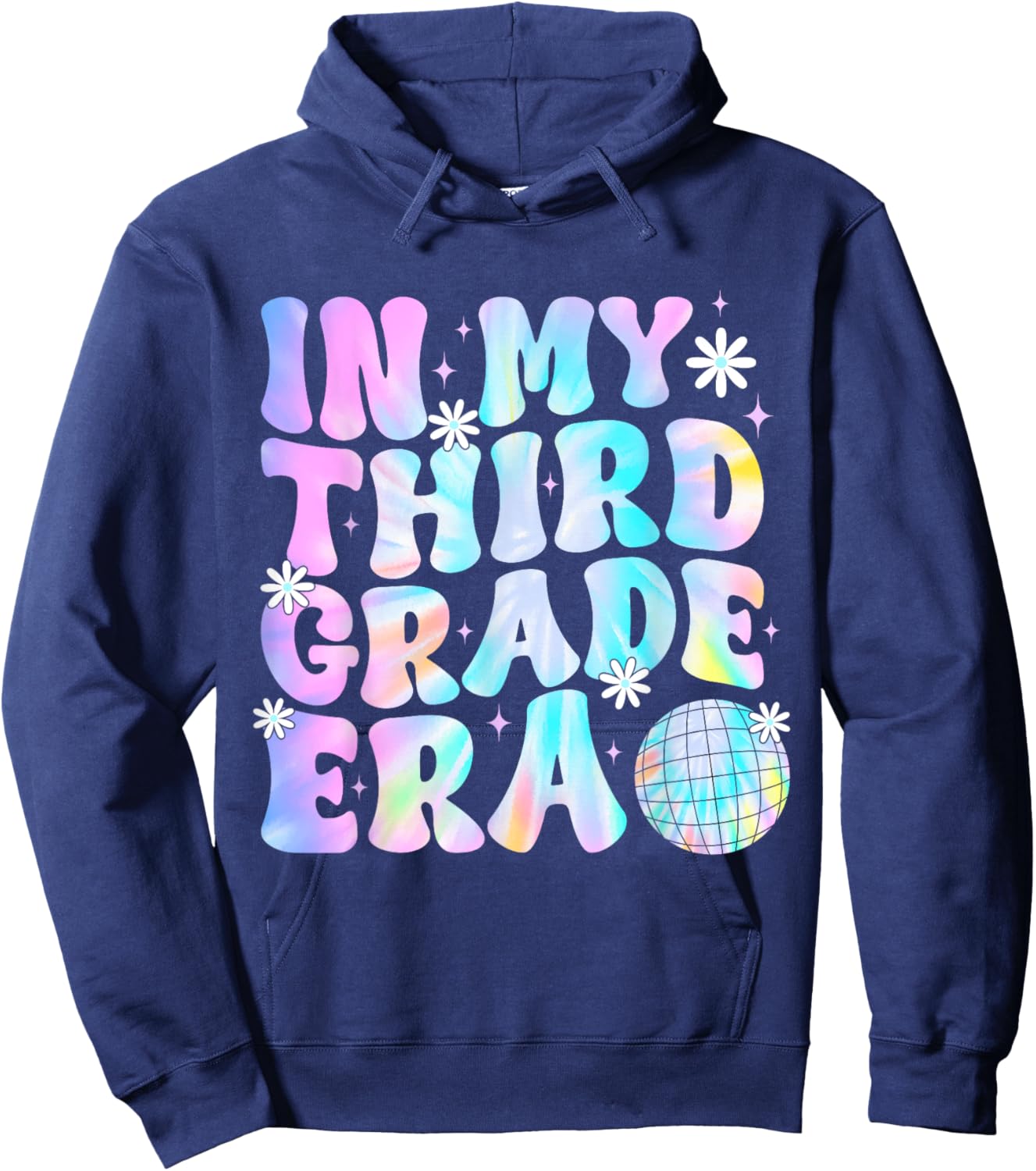 In My Third Grade Era Back To School 3rd Grade Boys Girls Hoodie - Hoodie | Navy