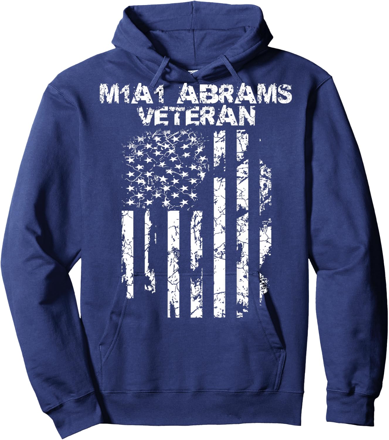 M1A1 Abrams Tank Veteran Hoodie - Hoodie | Navy