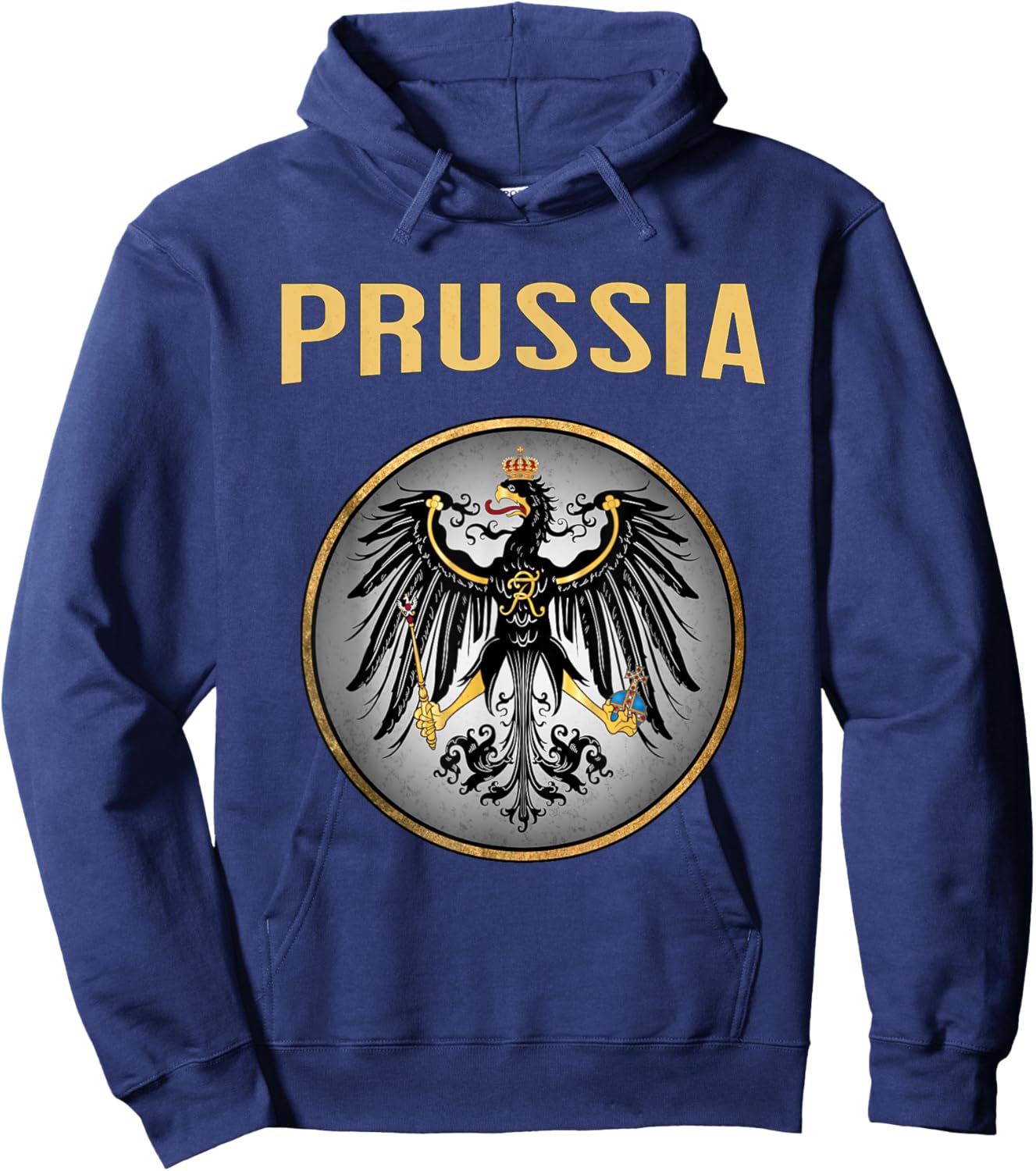 Prussia Heraldry Kingdom of Prussia Symbol Hoodie - Hoodie | Navy