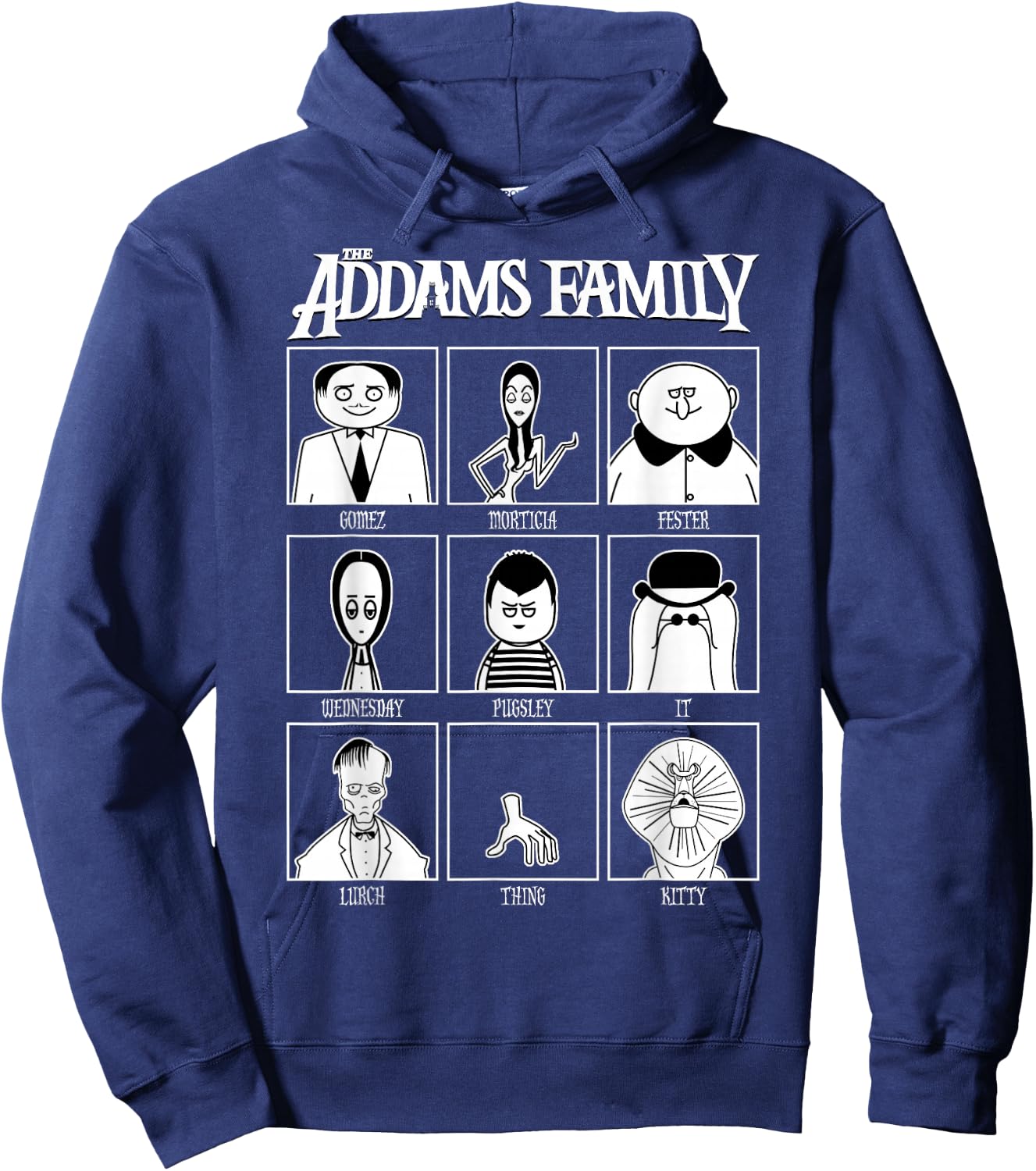 The Addams Family Yearbook Hoodie - Hoodie | Navy