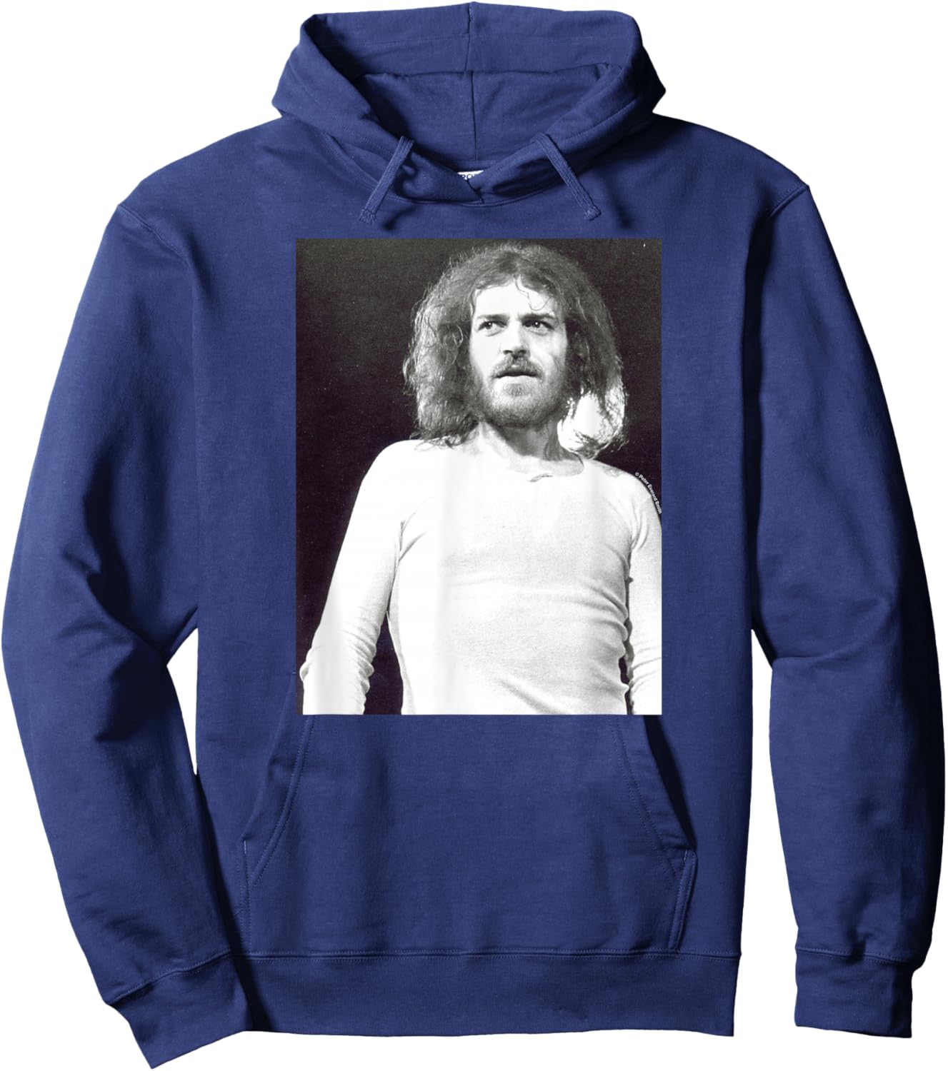 Singer Joe Cocker Live Shot By Everard Smith Hoodie - Hoodie | Navy