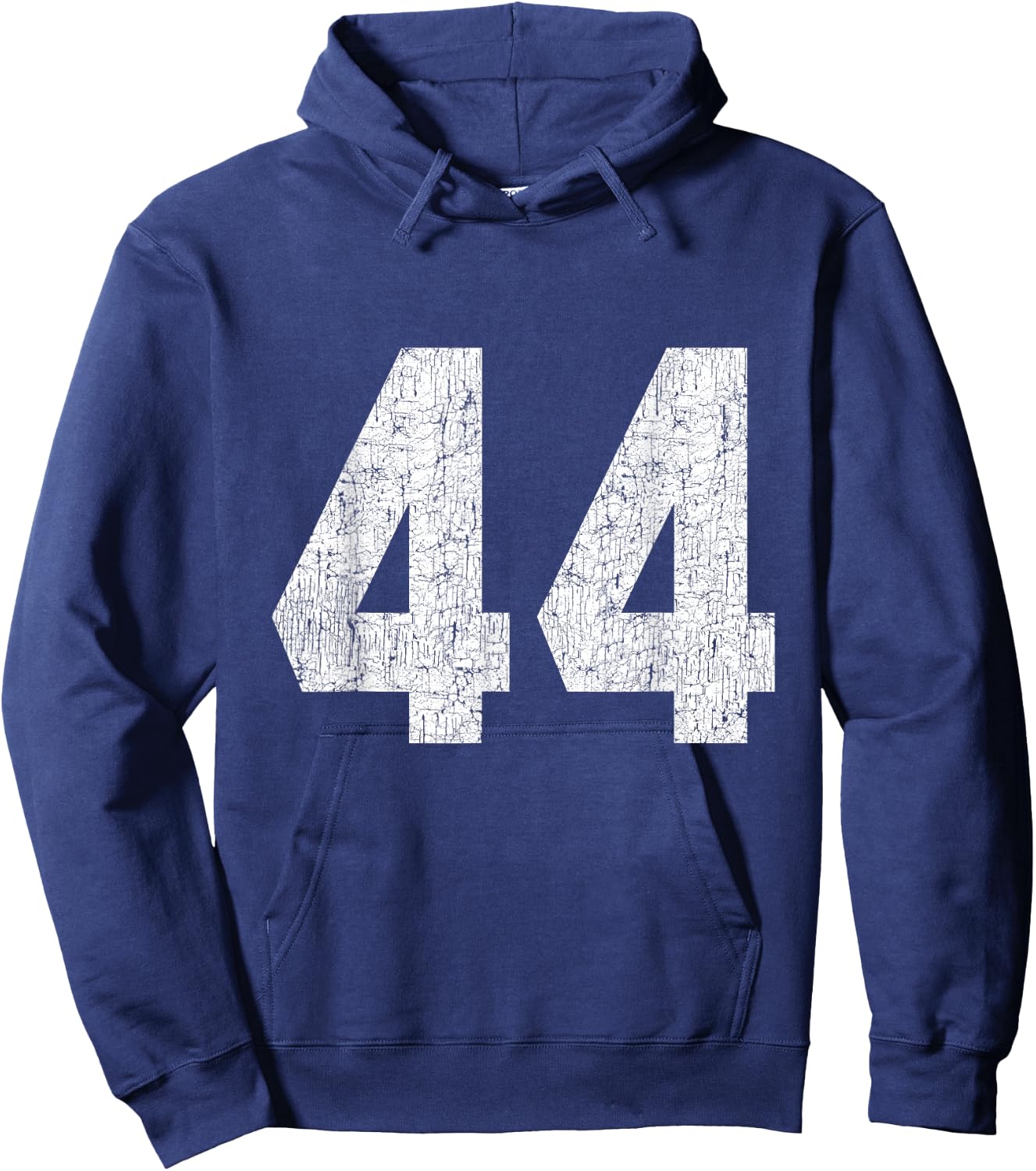 #44 Jersey Uniform Varsity Sports Number, 44th Birthday Hoodie - Hoodie | Navy