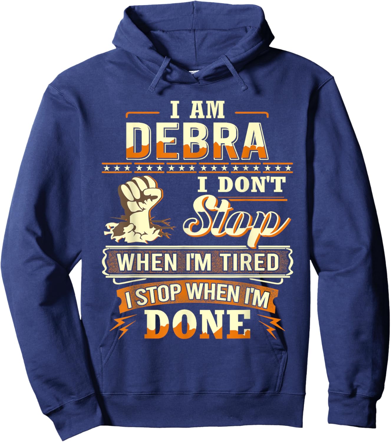 I am Debra Shirt Personalized Debra First Name Hoodie - Hoodie | Navy