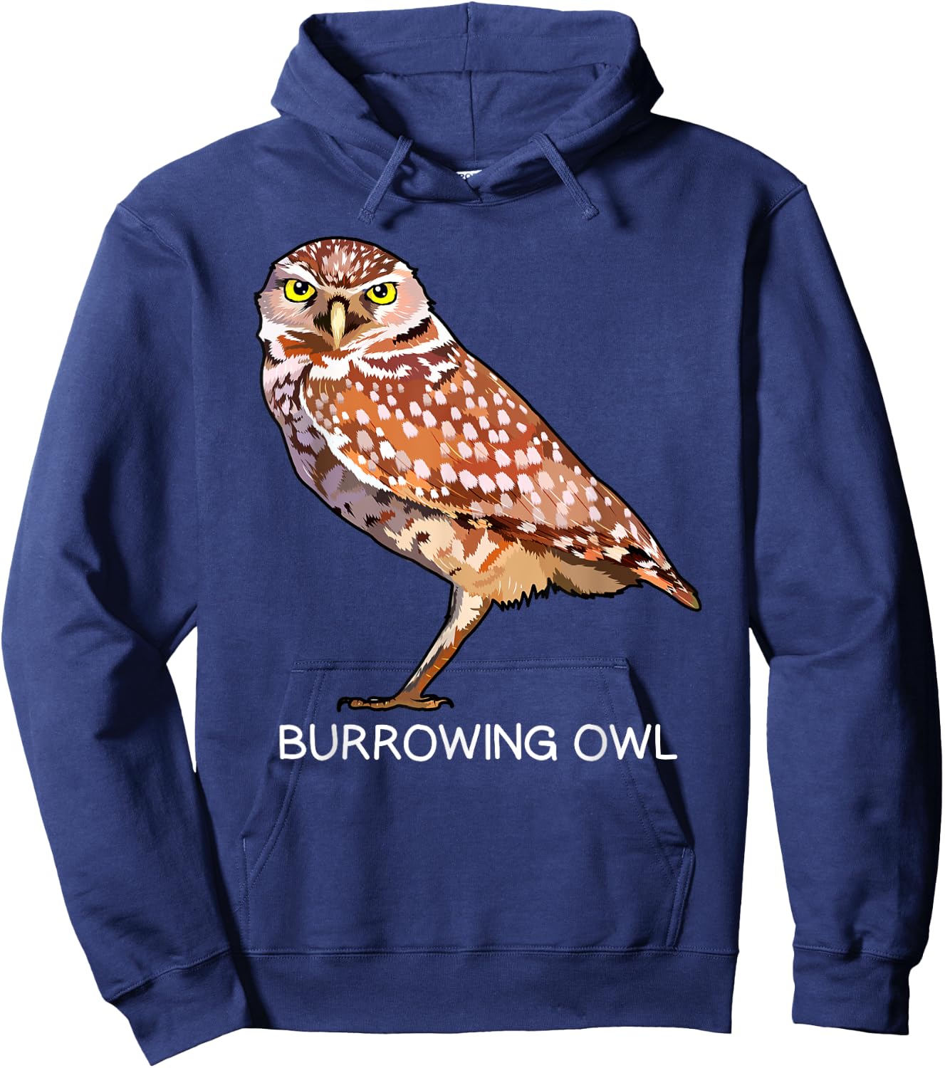 Burrowing Owl Bird Lover Hoodie - Hoodie | Navy