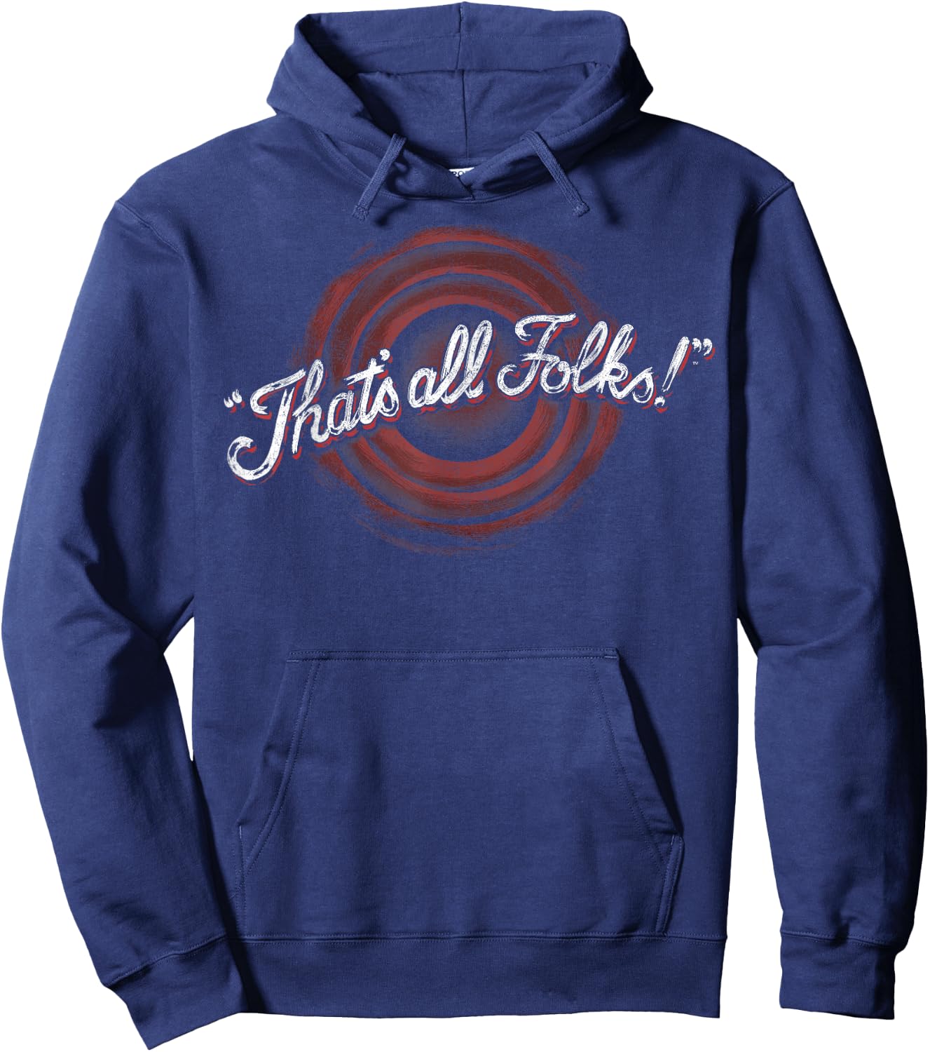 Looney Tunes Classic Thats All Folks Hoodie - Hoodie | Navy