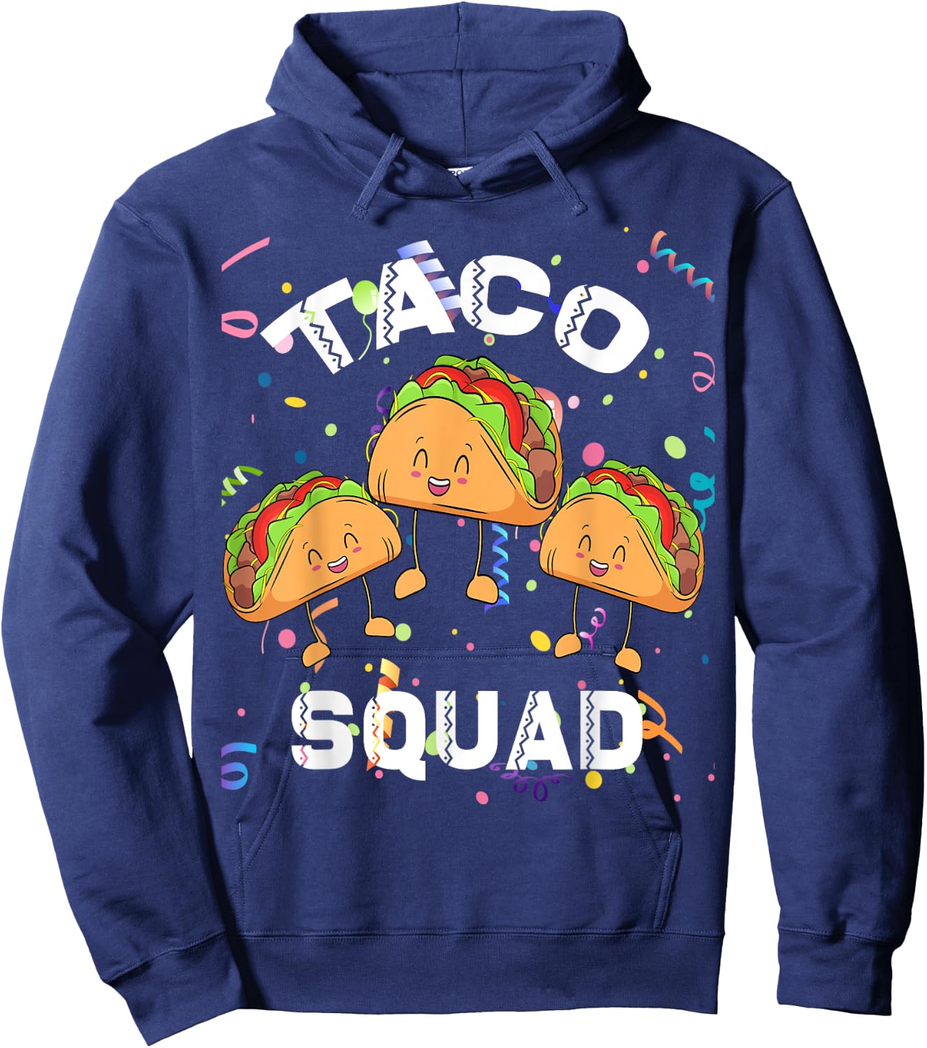 Taco Squad Mexican Party Lover Cinco De Mayo Crew Men Women Hoodie - Hoodie | Navy