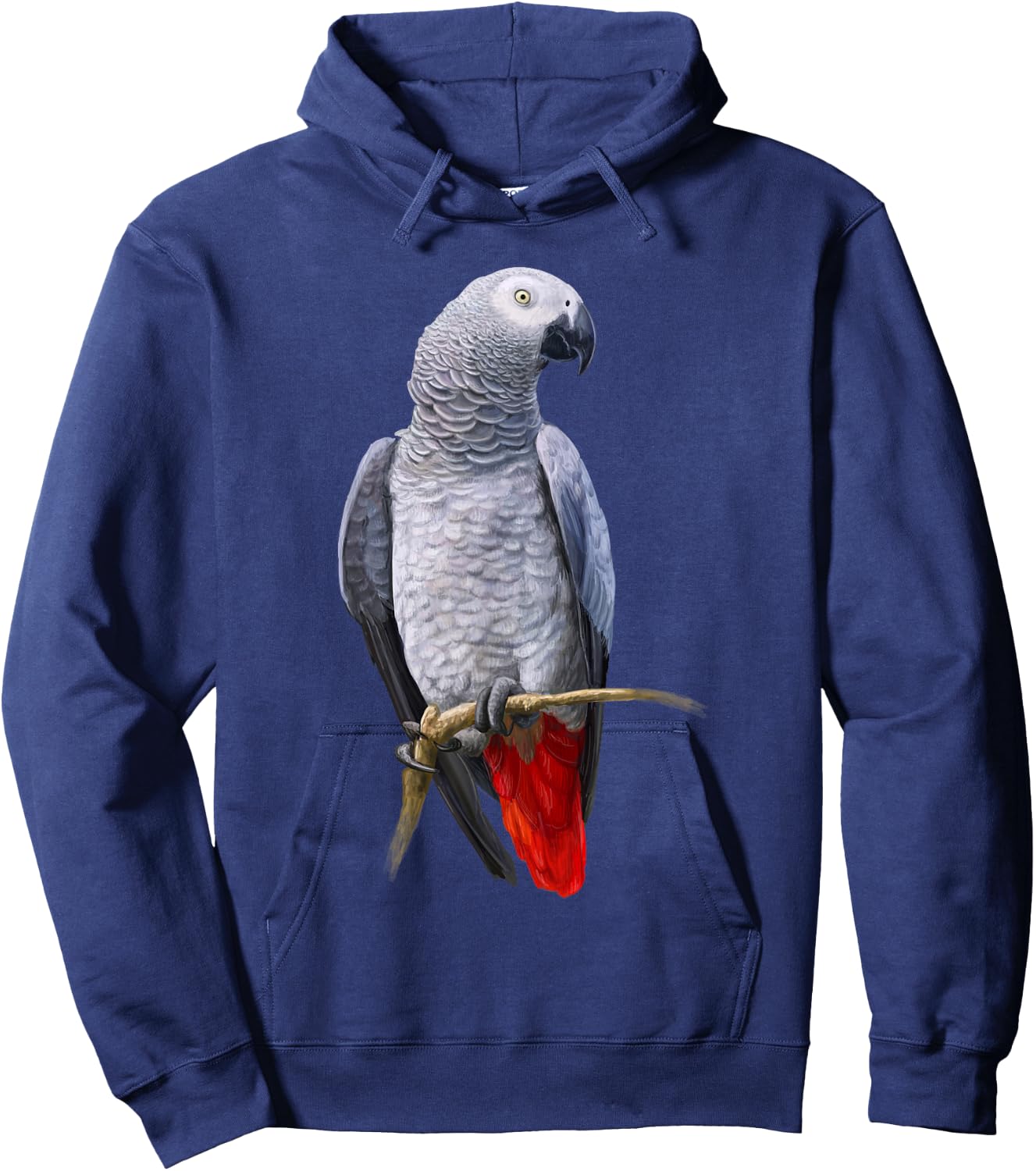 Beautiful African Grey Parrot Hoodie - Hoodie | Navy