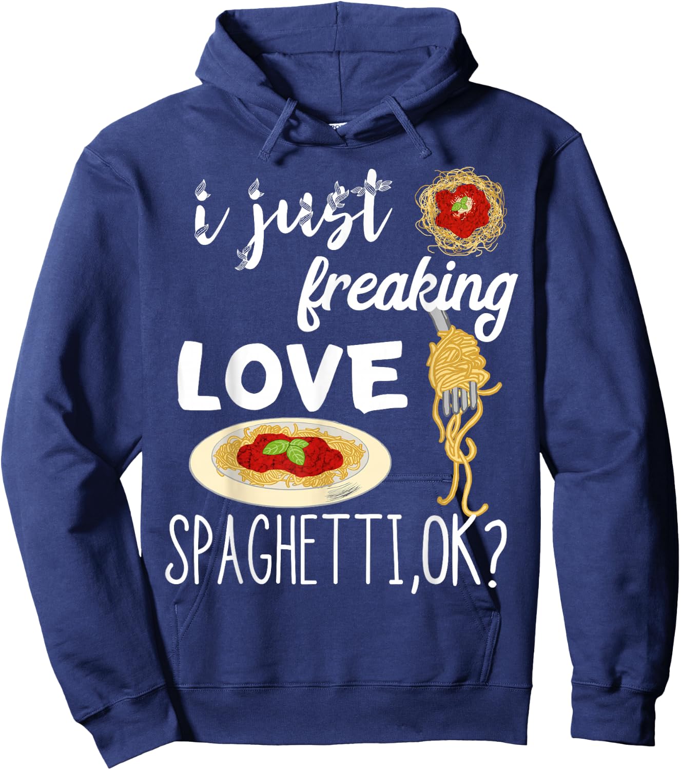 Italian Spaghetti Italian Pasta Noodle Love Chef Hoodie - Hoodie | Navy