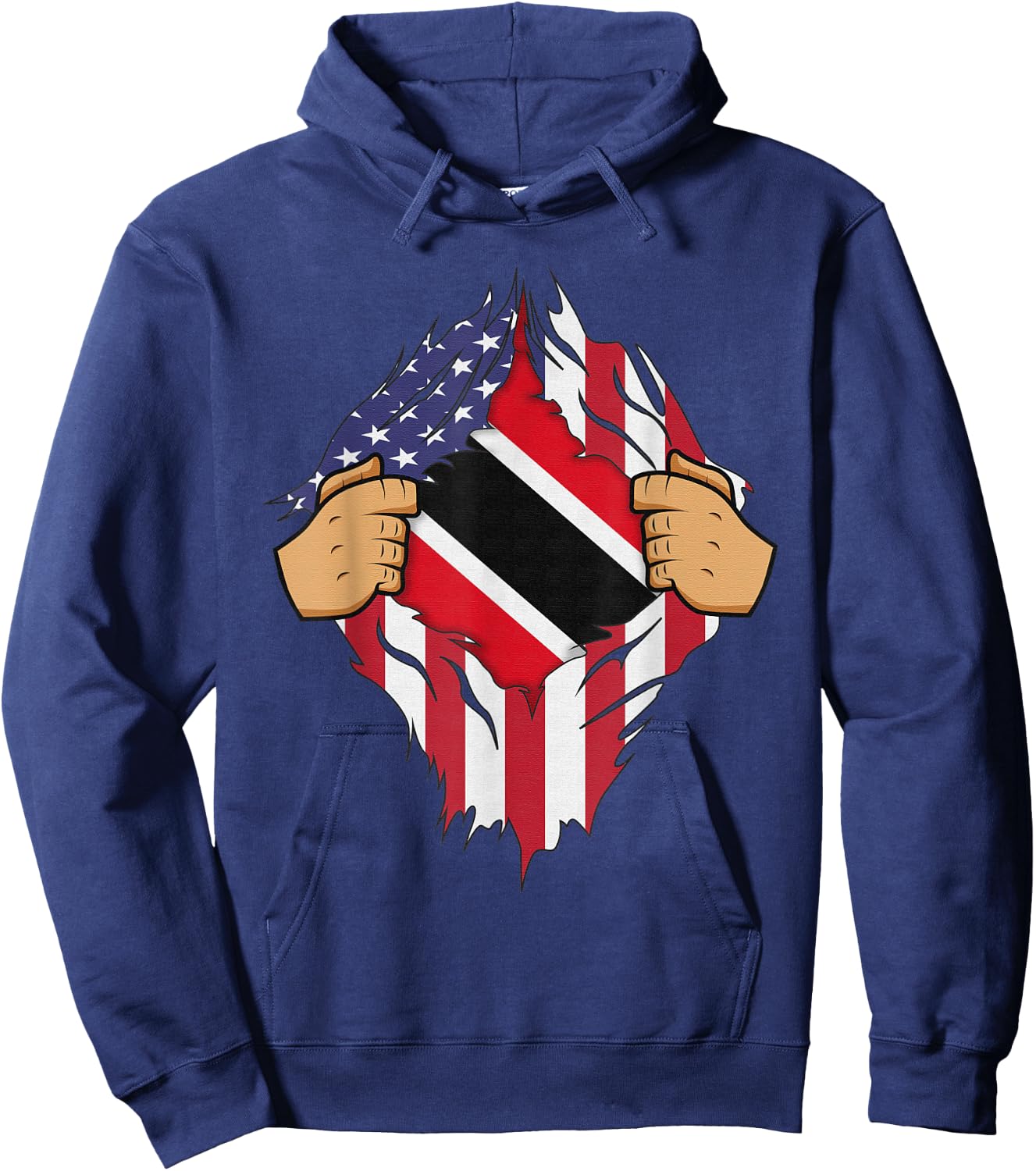 TRINIDAD AND TOBAGO FLAG Men Women Kids Gift Hoodie - Hoodie | Navy
