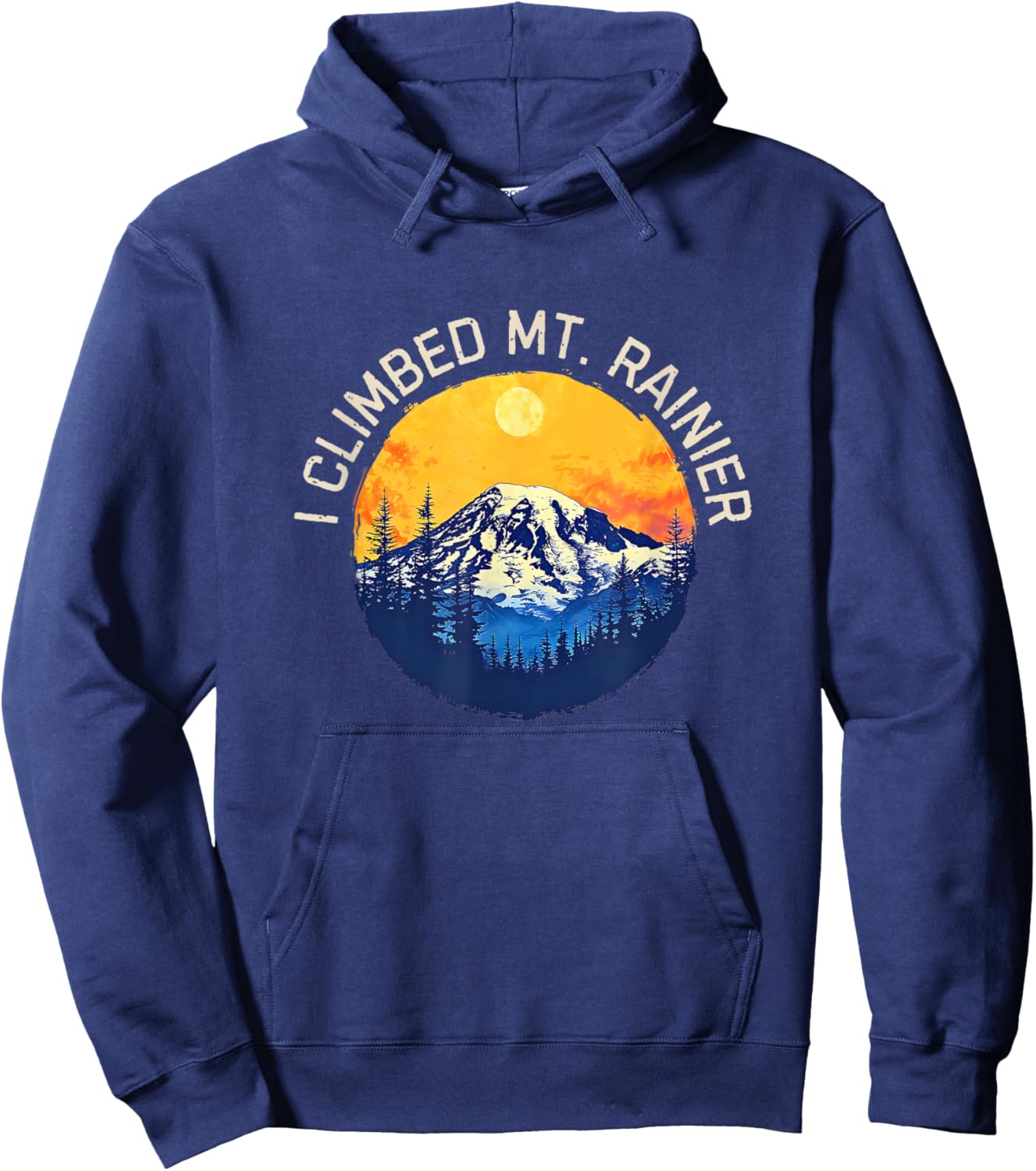 Mount Rainier Souvenir / Mt. Rainier Hoodie - Hoodie | Navy