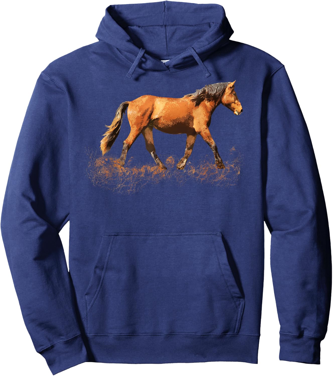 Horse lover man woman girl loves horses - gift rider riding Hoodie - Hoodie | Navy