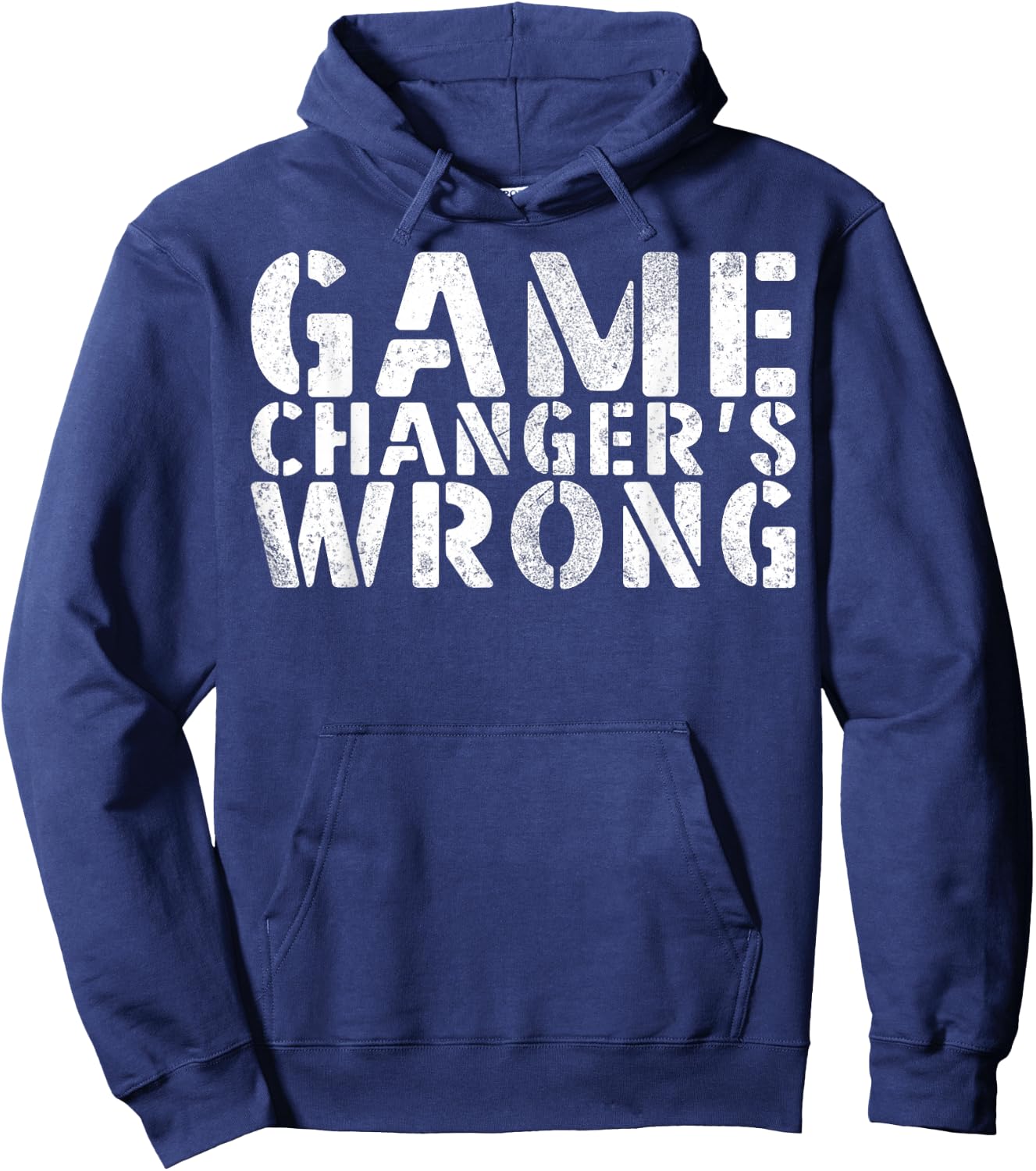 Game Changer's Wrong Baseball Softball Player Hoodie - Hoodie | Navy