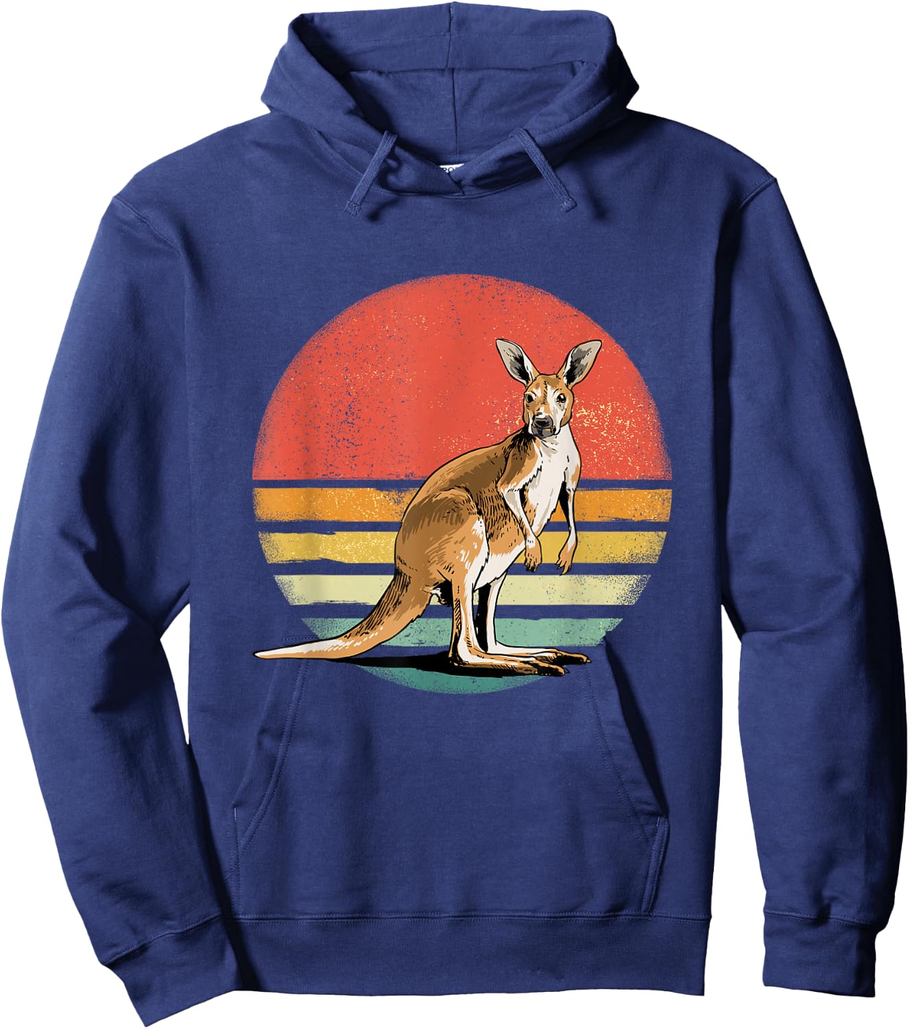 Retro Vintage Kangaroo Shirt For Kangaroo Lovers Hoodie - Hoodie | Navy