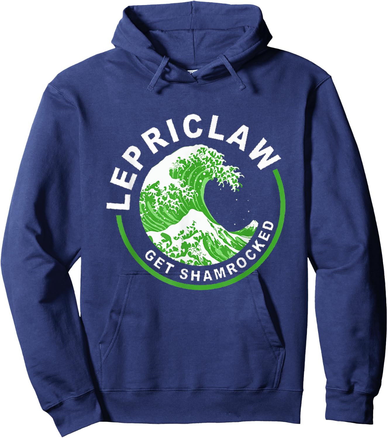 Lepriclaw Get Shamrocked Drinking St Patrick's Day Hoodie - Hoodie | Navy