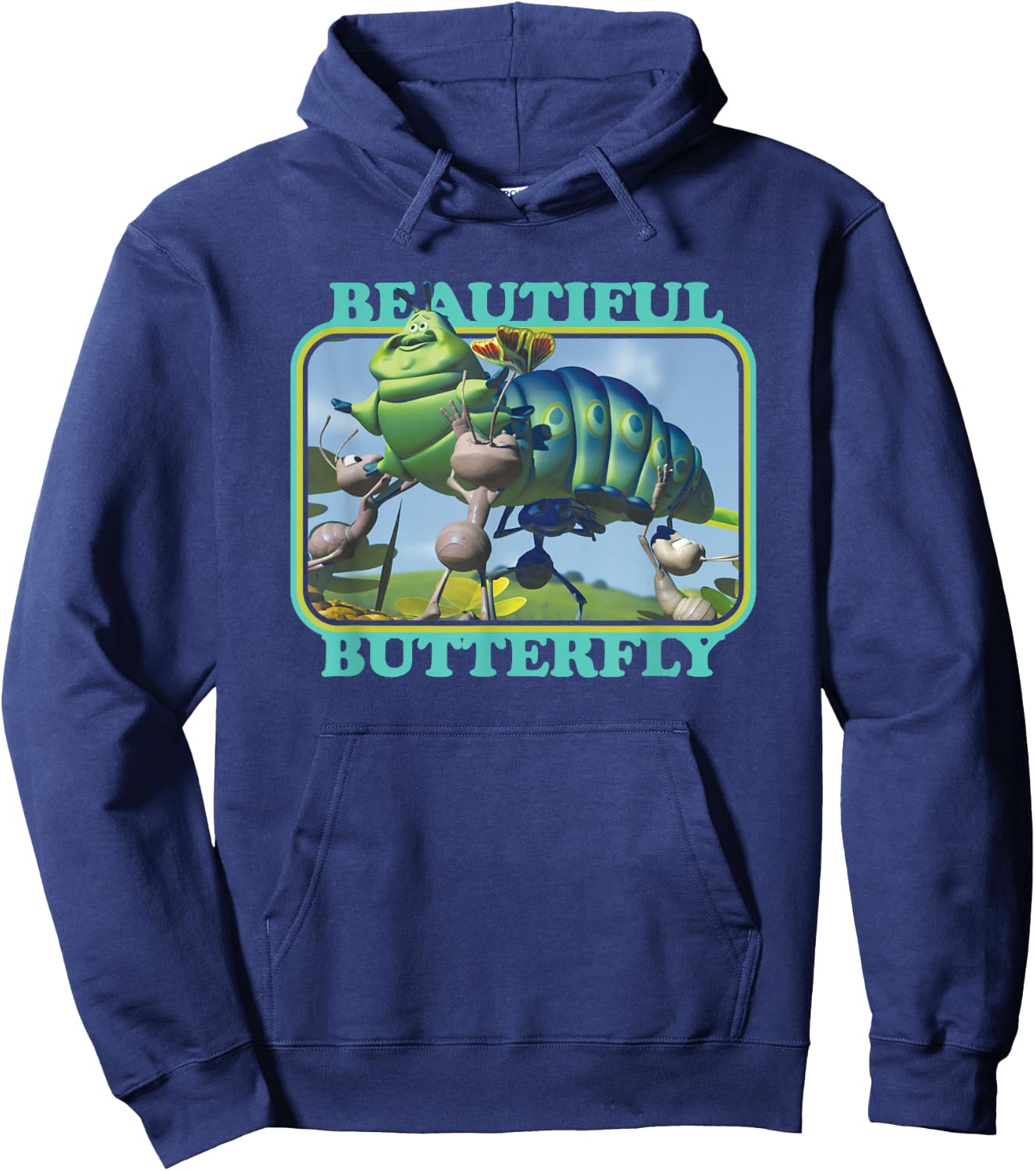 Disney Pixar A Bug's Life Secret Beautiful Butterfly Hoodie - Hoodie | Navy