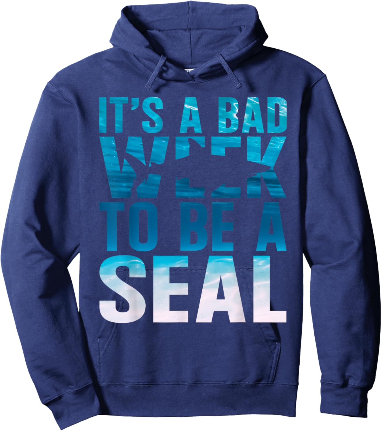 Its A Bad Week To Be A Seal Shark Lover Ocean Animal Fishing Hoodie - Hoodie | Navy
