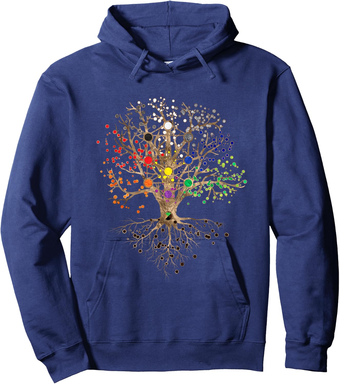 Kabbalah The Tree of Life - Etz Hayim Hoodie - Hoodie | Navy