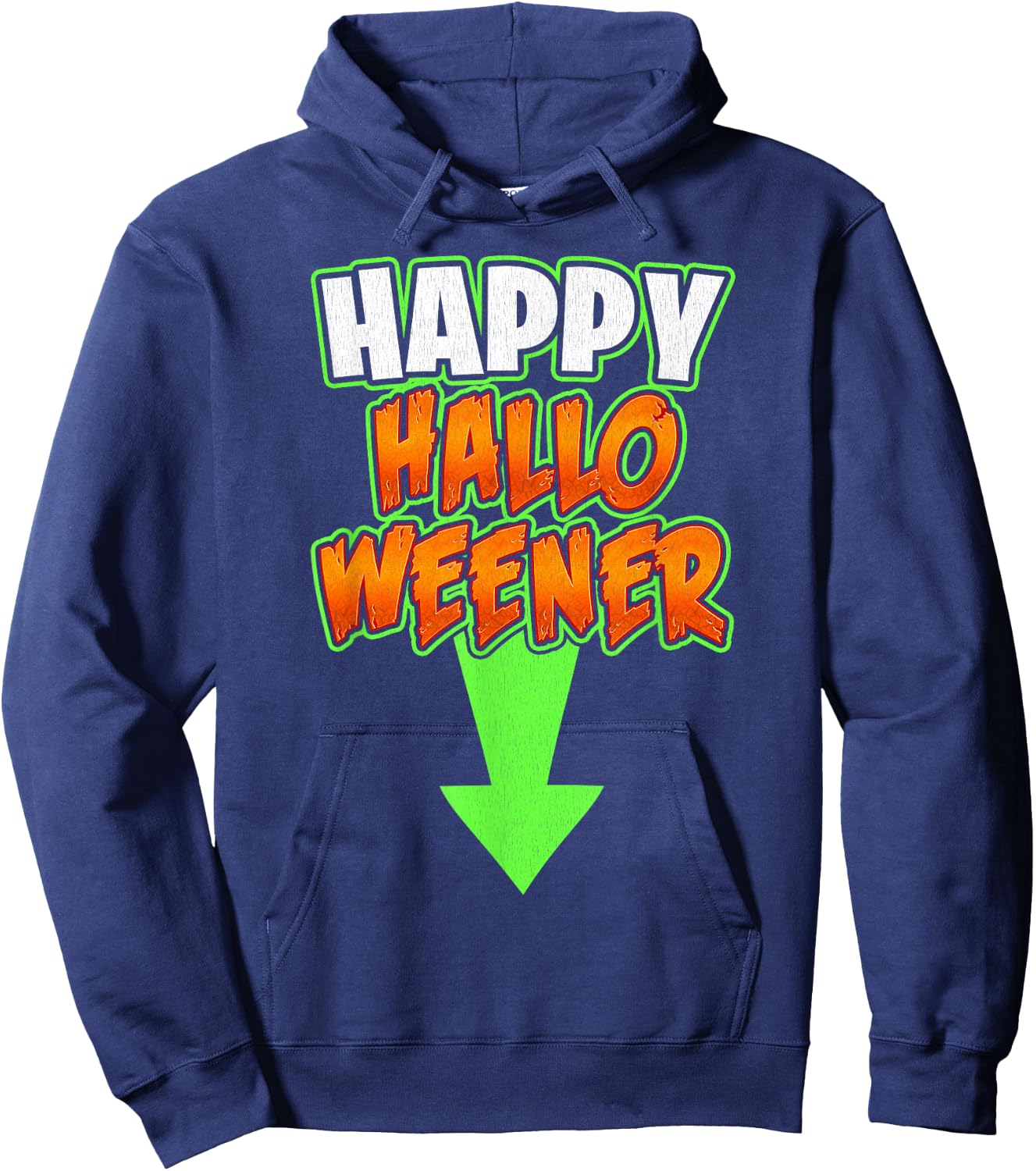 Happy Hallo Weener Hoodie - Hoodie | Navy