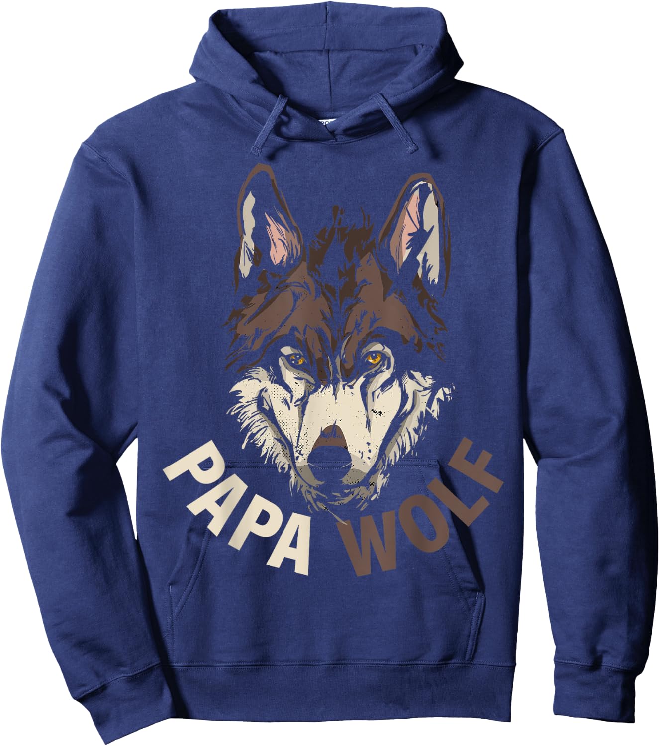 Papa Wolf Hoodie - Hoodie | Navy
