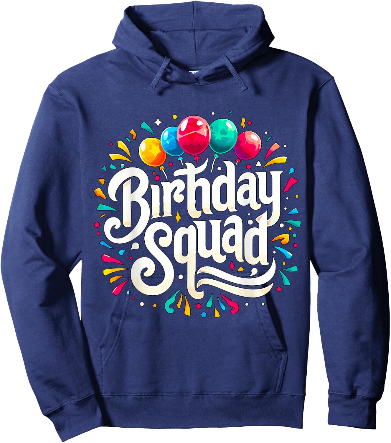 Birthday Squad Birthday Crew Party Hoodie - Hoodie | Navy