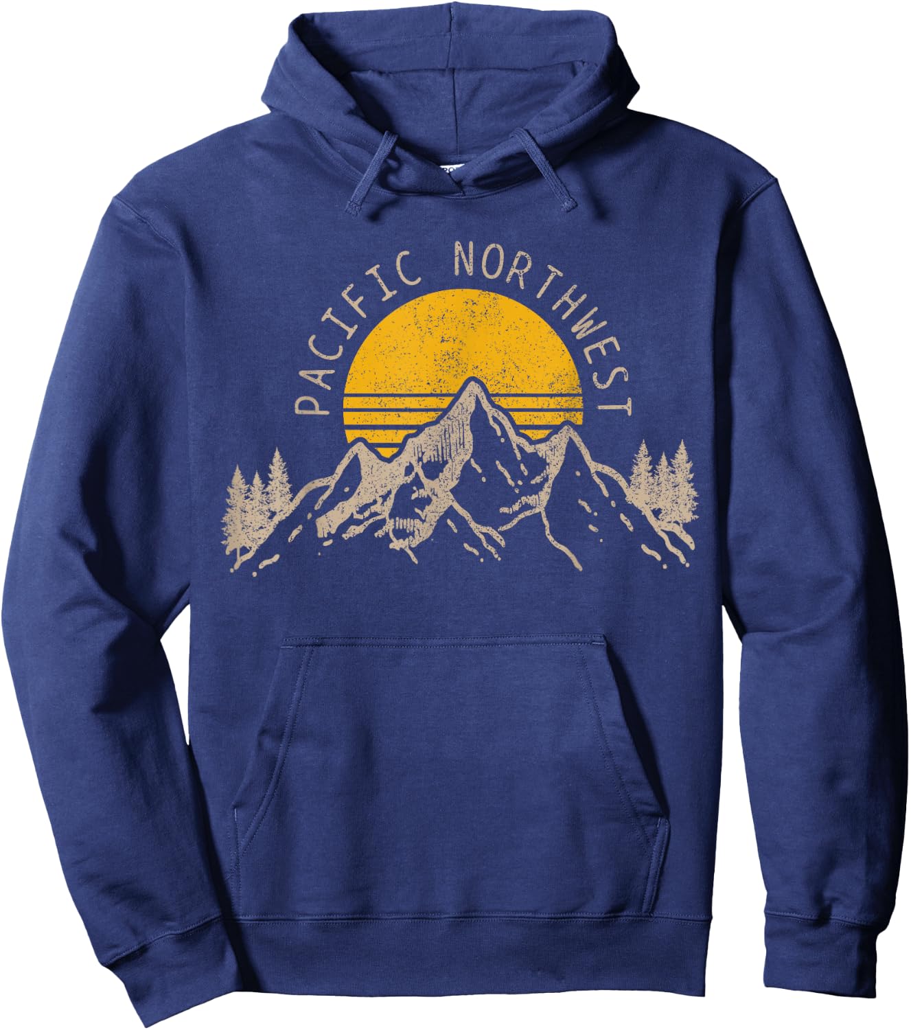 Pacific Northwest PNW Oregon Washington USA America Souvenir Hoodie - Hoodie | Navy
