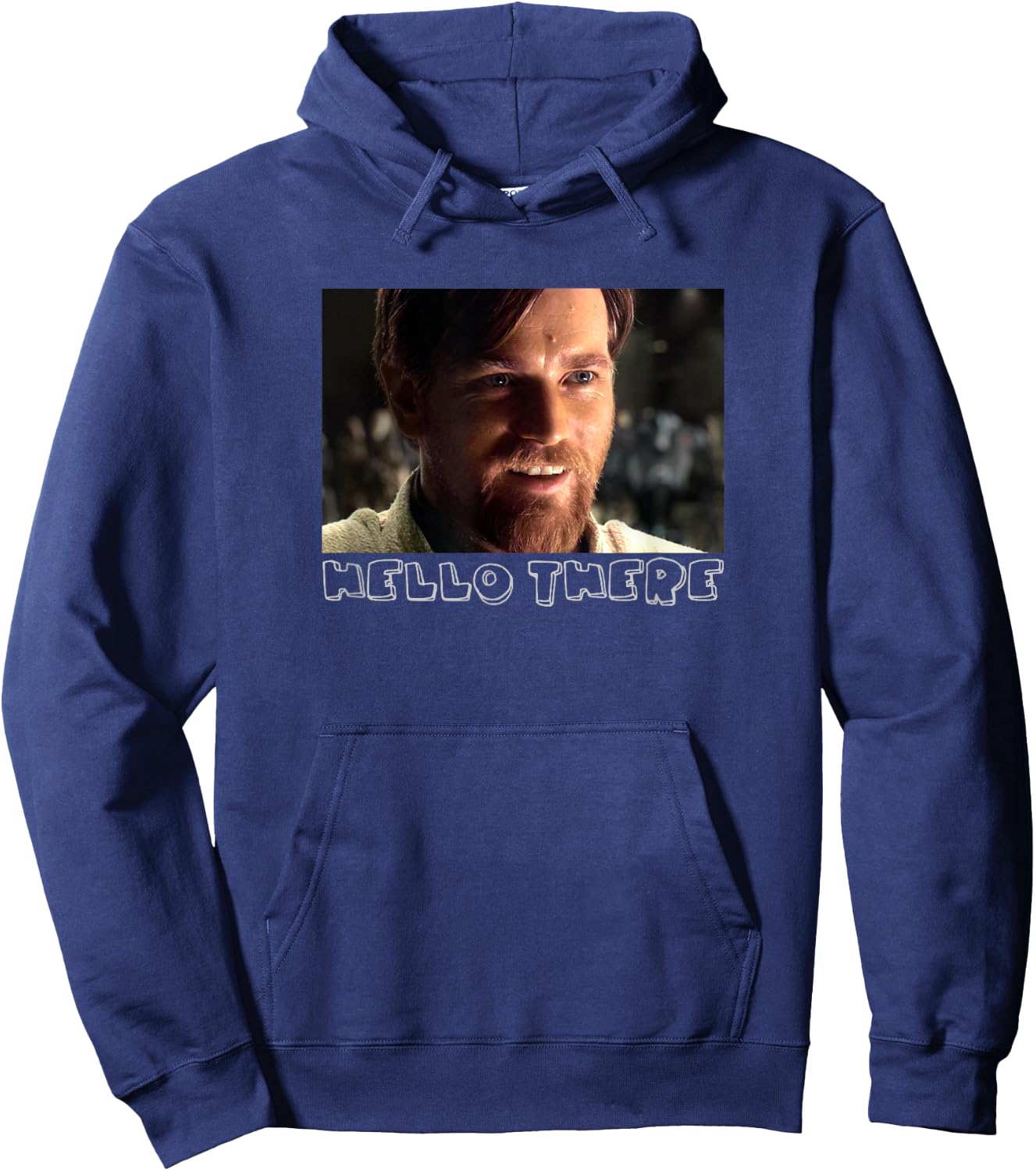 Star Wars Obi-Wan Kenobi Movie Picture Hello There Hoodie - Hoodie | Navy
