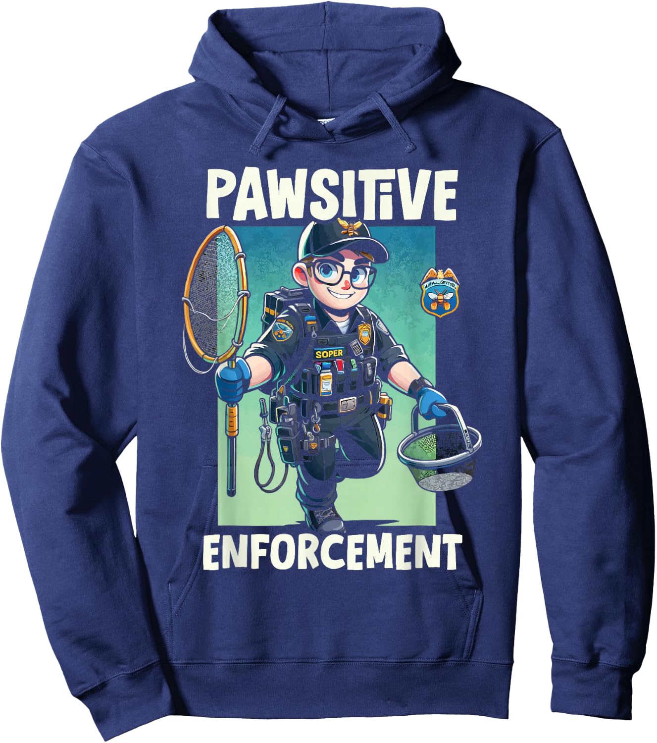 Animal Control Officer Job Occupation Animal Welfare Hoodie - Hoodie | Navy