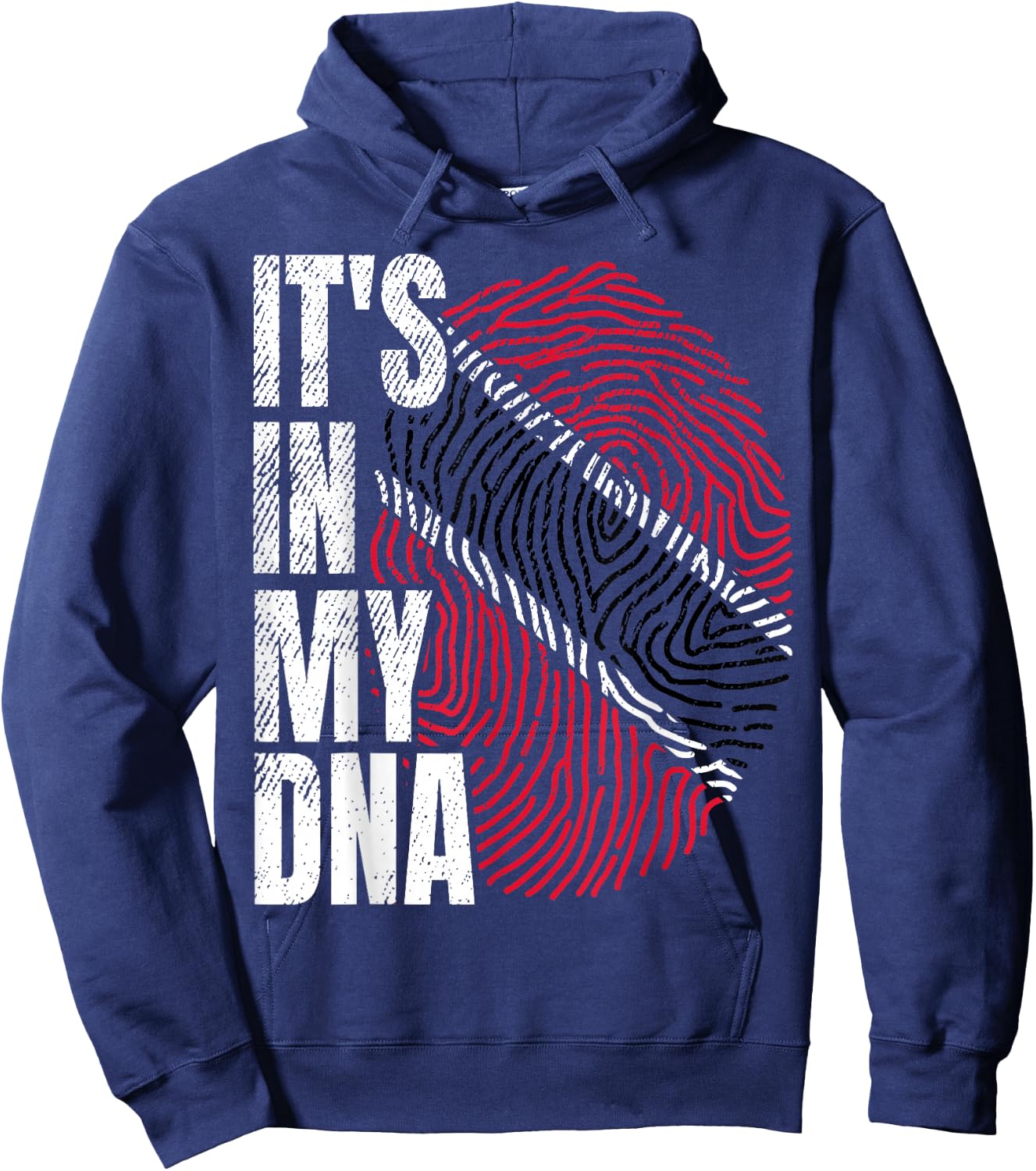 It's in My DNA Trinidad and Tobago Flag Proud Boy Girl Gift Hoodie - Hoodie | Navy