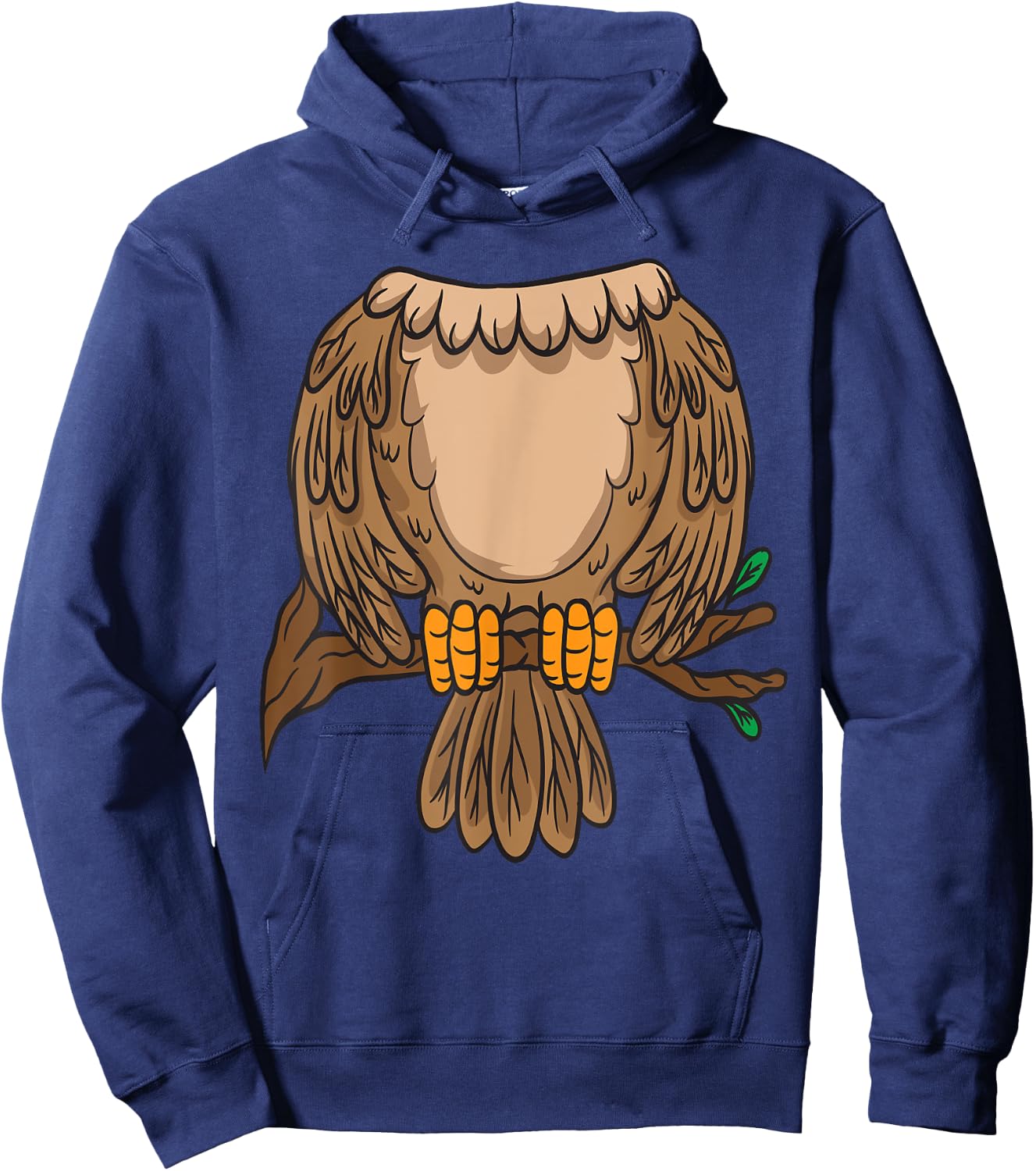 Funny Headless Owl Halloween Night Bird Costume Easy Outfit Hoodie - Hoodie | Navy