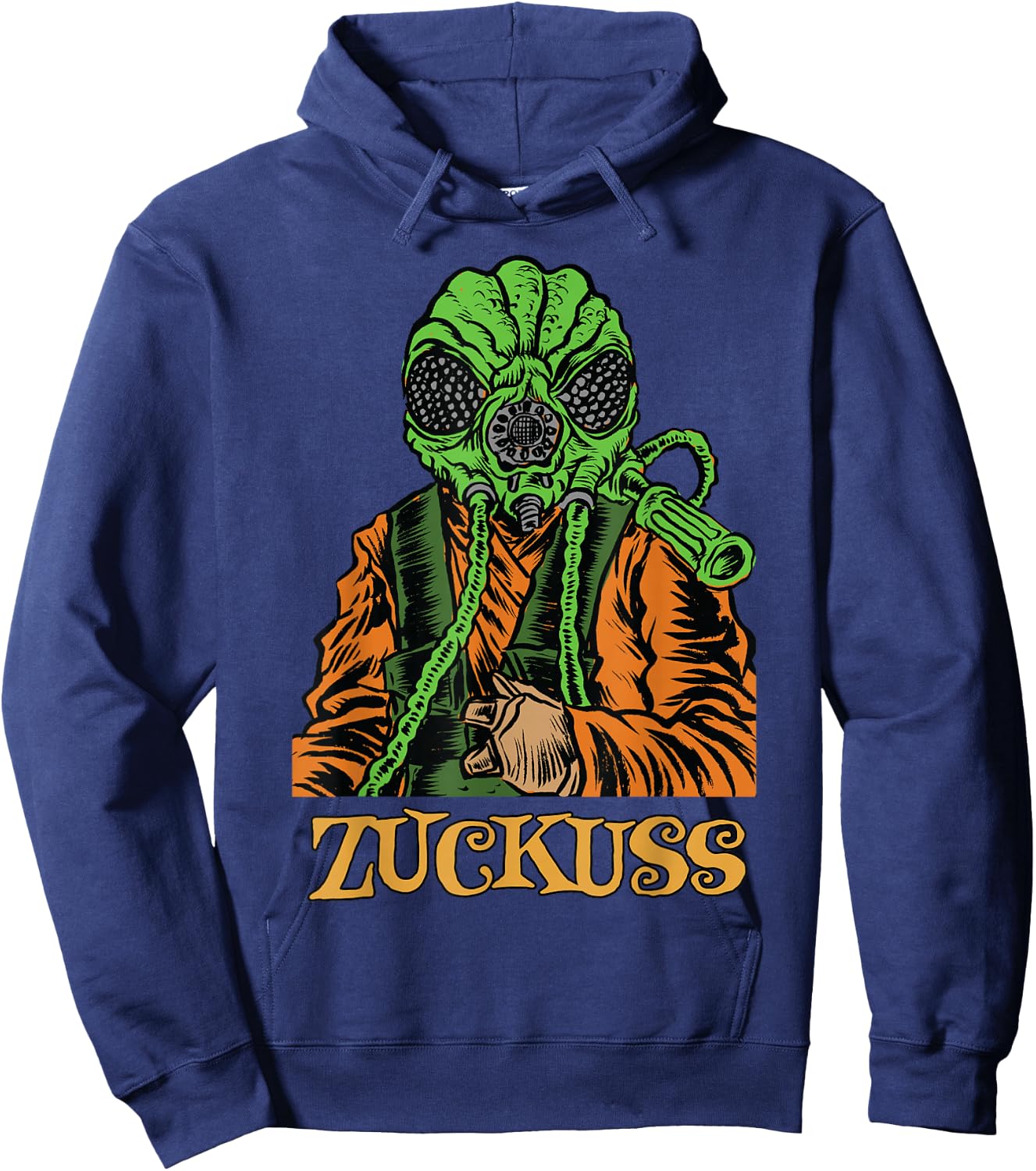 Star Wars Alien Bounty Hunter Zuckuss Comic Book Hoodie - Hoodie | Navy