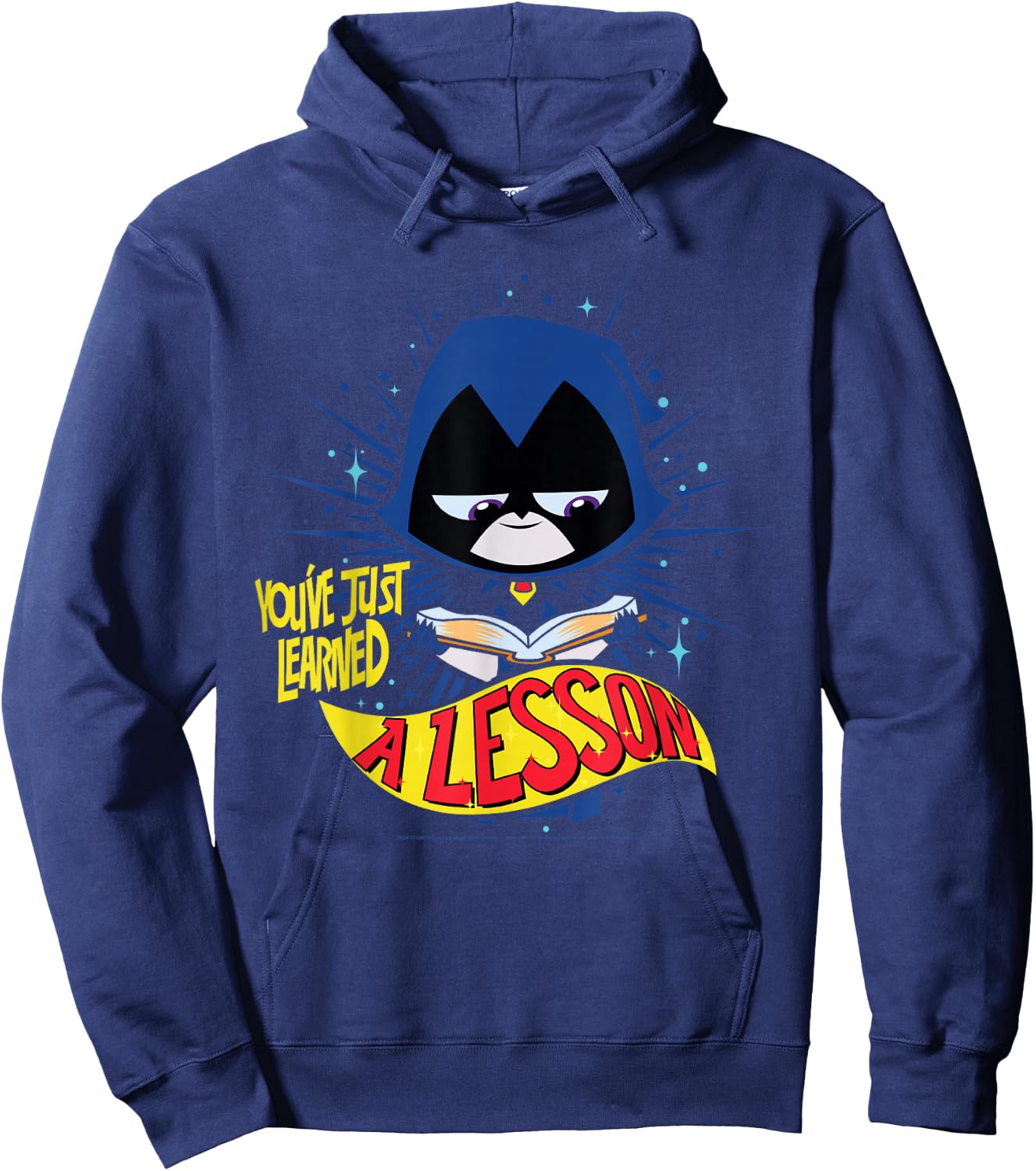 DC Comics Teen Titans Go! Raven Just Learned A Lesson Hoodie - Hoodie | Navy
